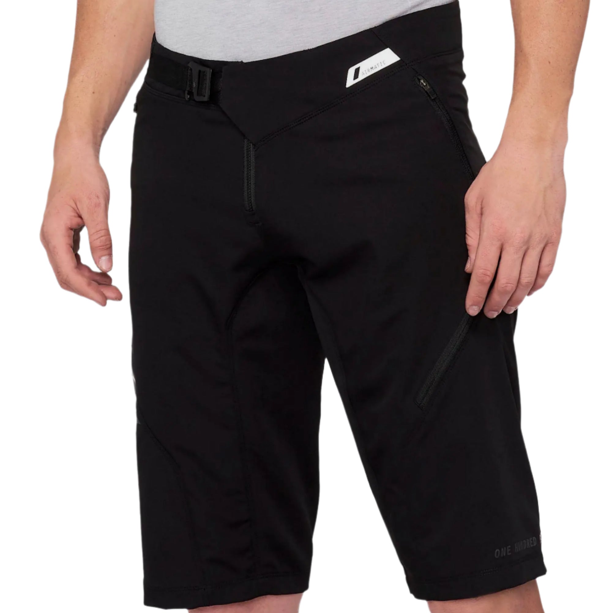100% Airmatic Shorts Black - FREE UK Shipping, FREE 365 Day Returns | Moto Central