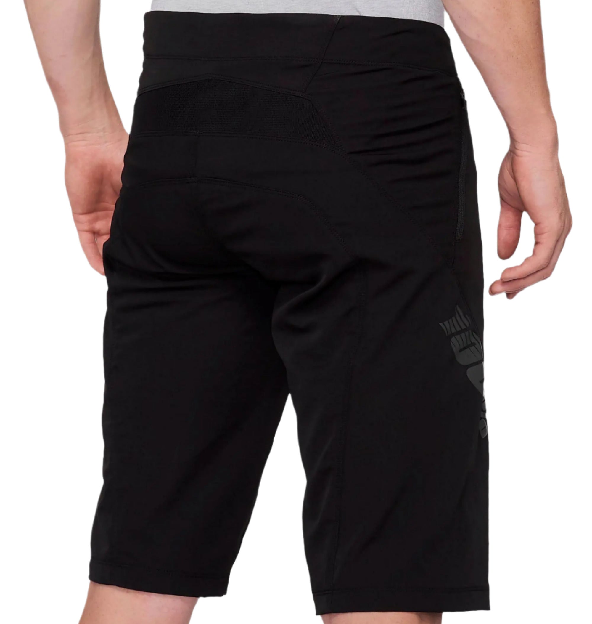 100% Airmatic Shorts Black - FREE UK Shipping, FREE 365 Day Returns | Moto Central