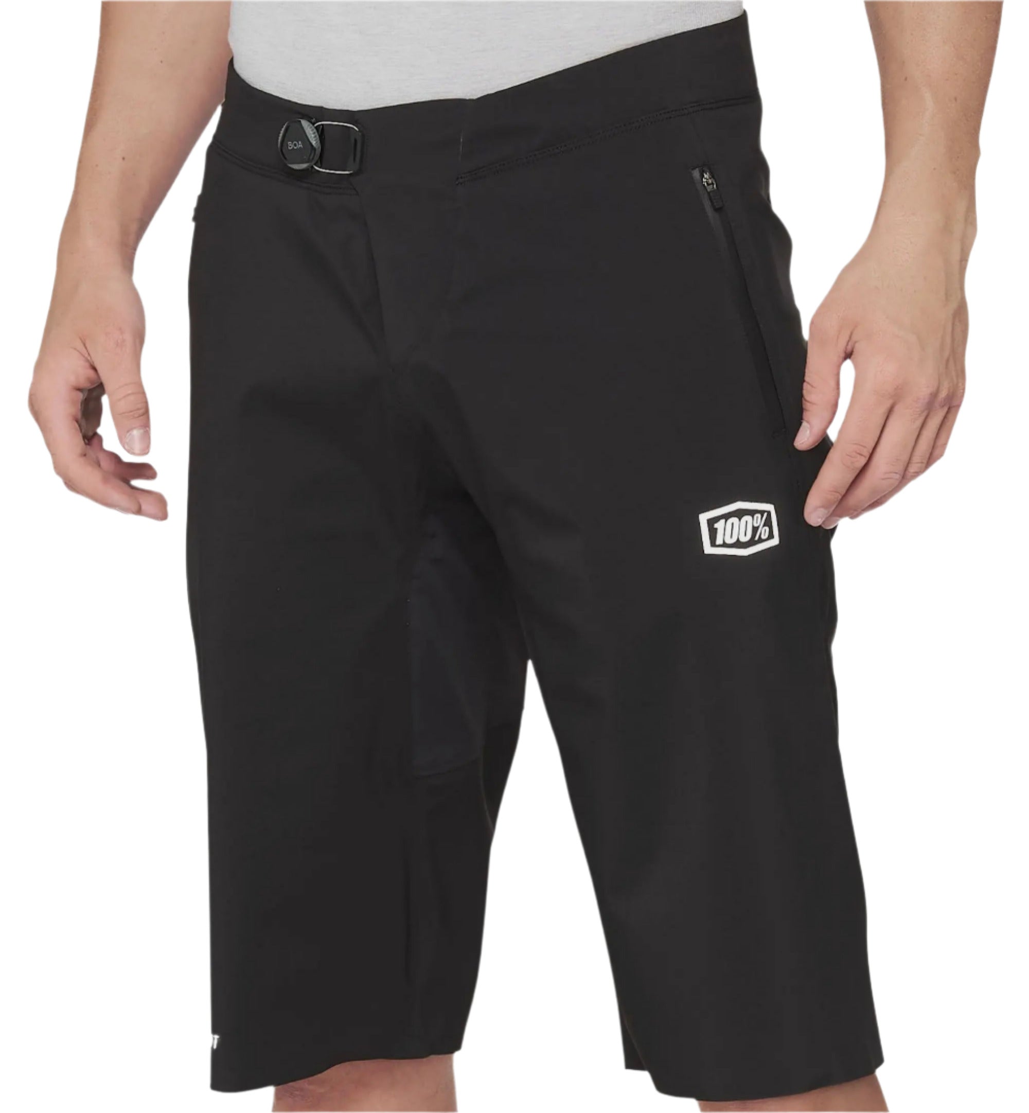 100% Hydromatic Shorts Black - FREE UK Shipping, FREE 365 Day Returns | Moto Central