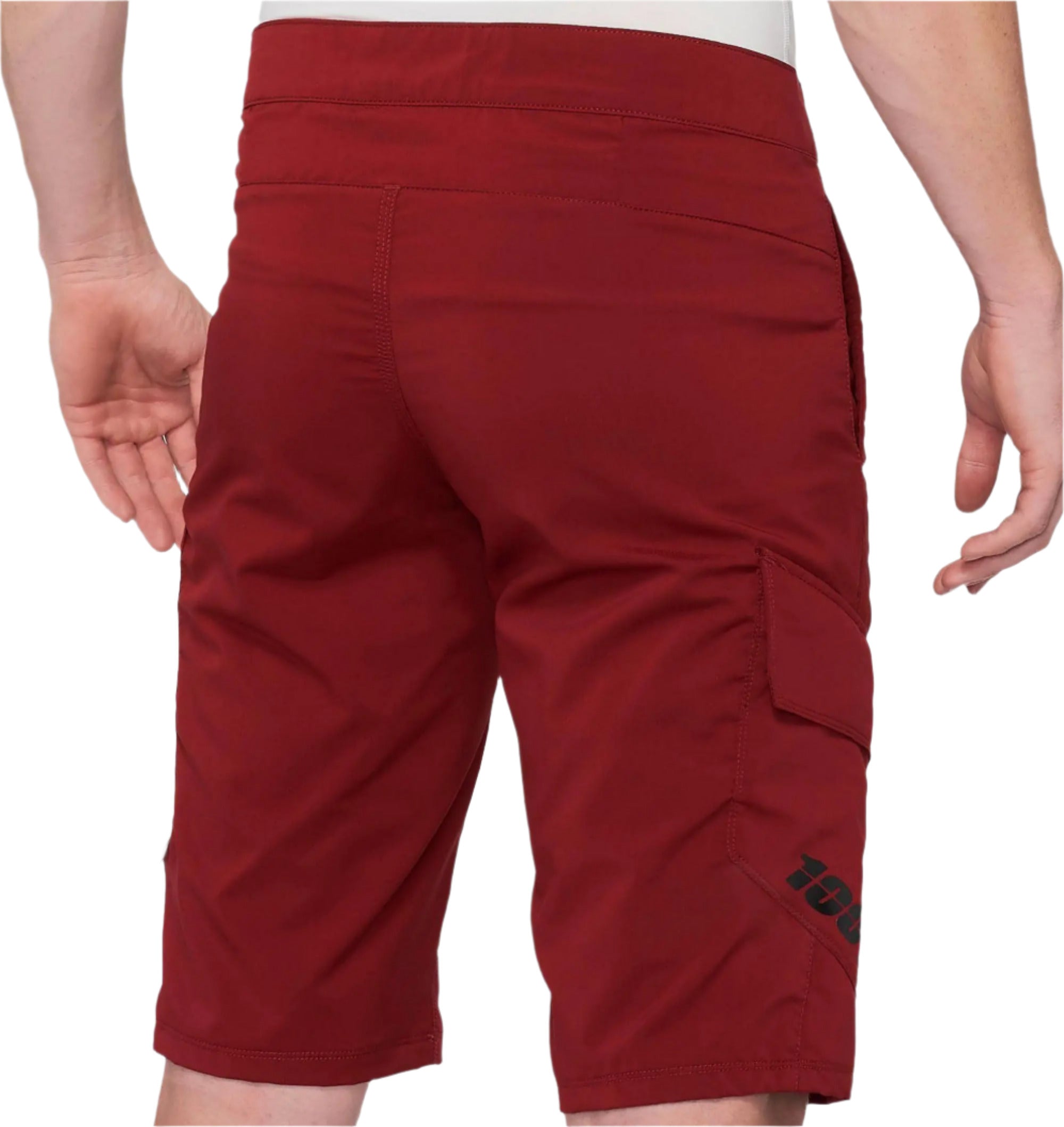 100% Ridecamp Shorts Brick - FREE UK Shipping, FREE 365 Day Returns | Moto Central