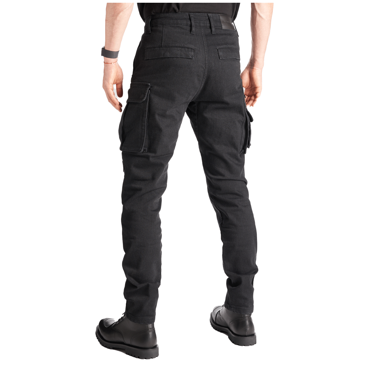 Pando Moto Desert Cargo Jeans Black FREE UK Delivery, FREE 365 Day Returns | Moto Central