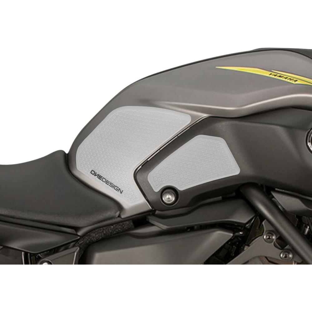 One Design Yamaha MT-07 Tank Grip Clear