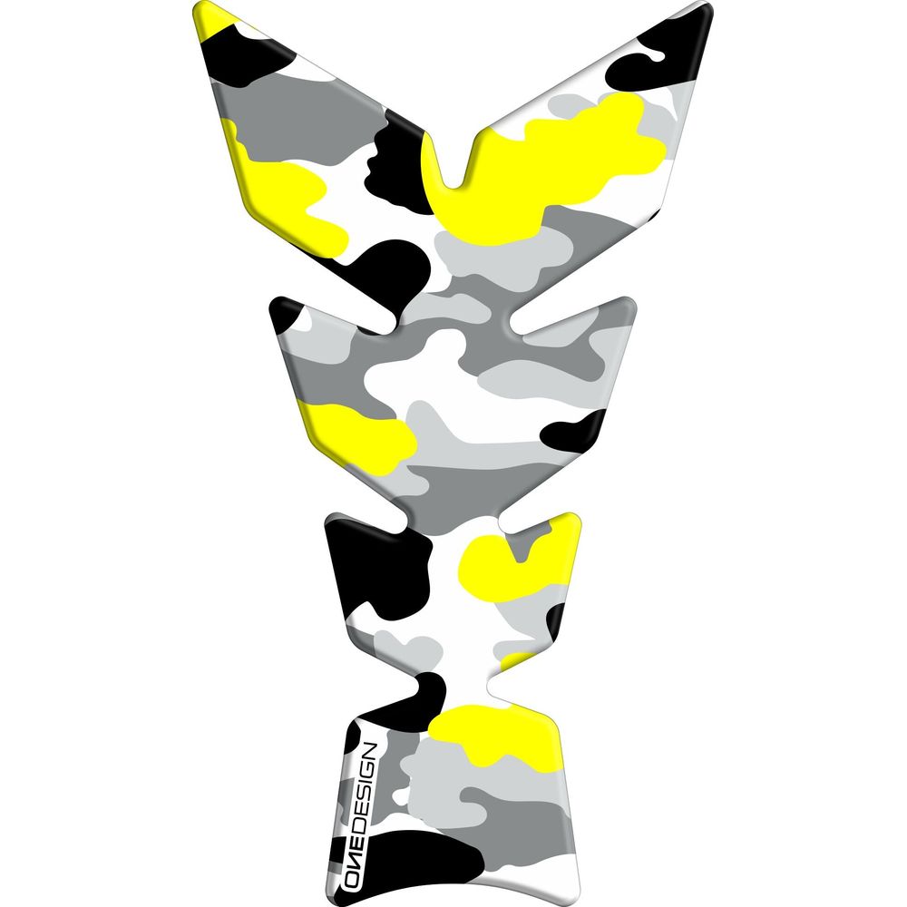 One Design Moon Tank Pad Camo Fluo Yellow