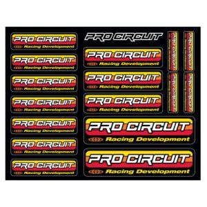 Pro Circuit Logo Decals Sheet