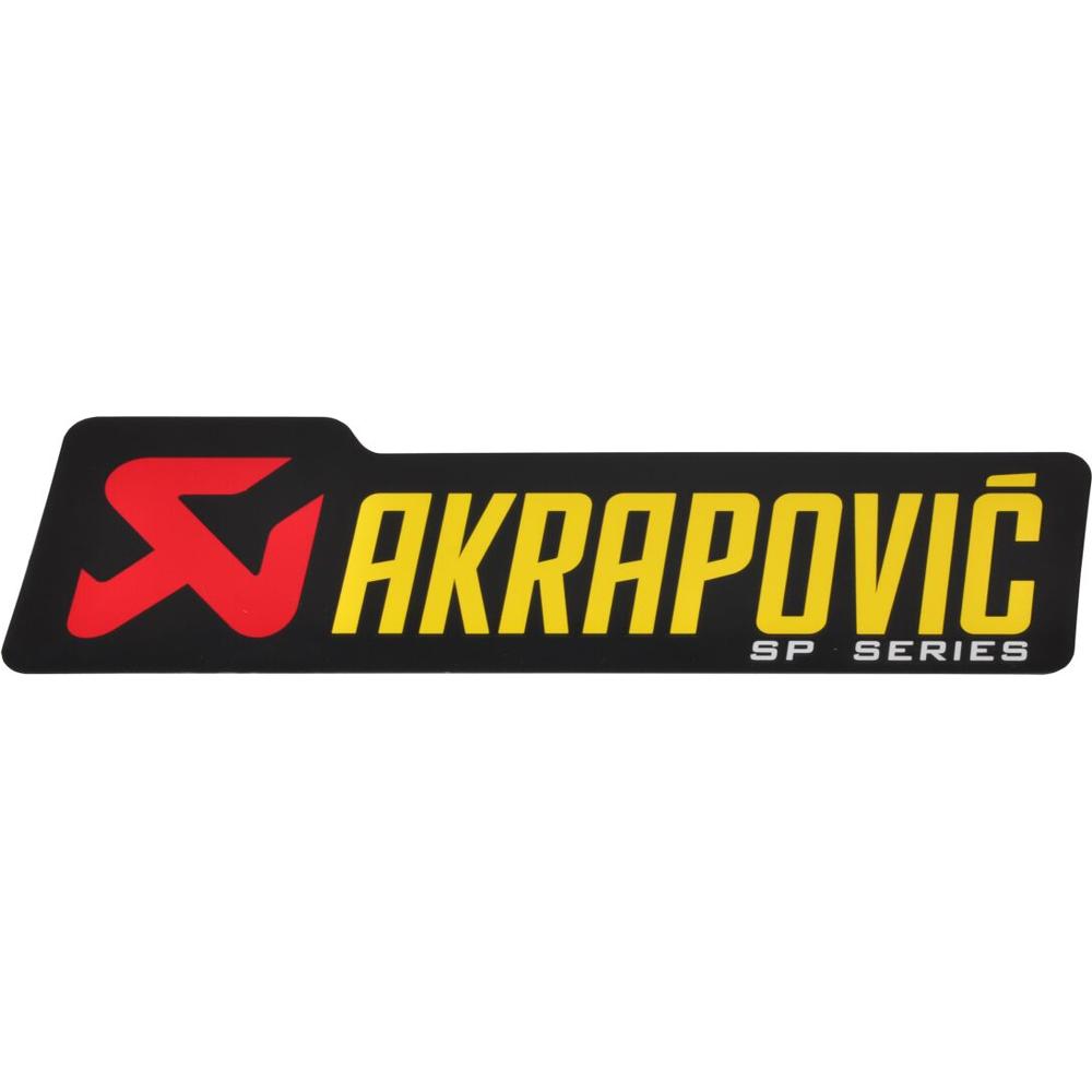 Akrapovic Sticker Black / Red