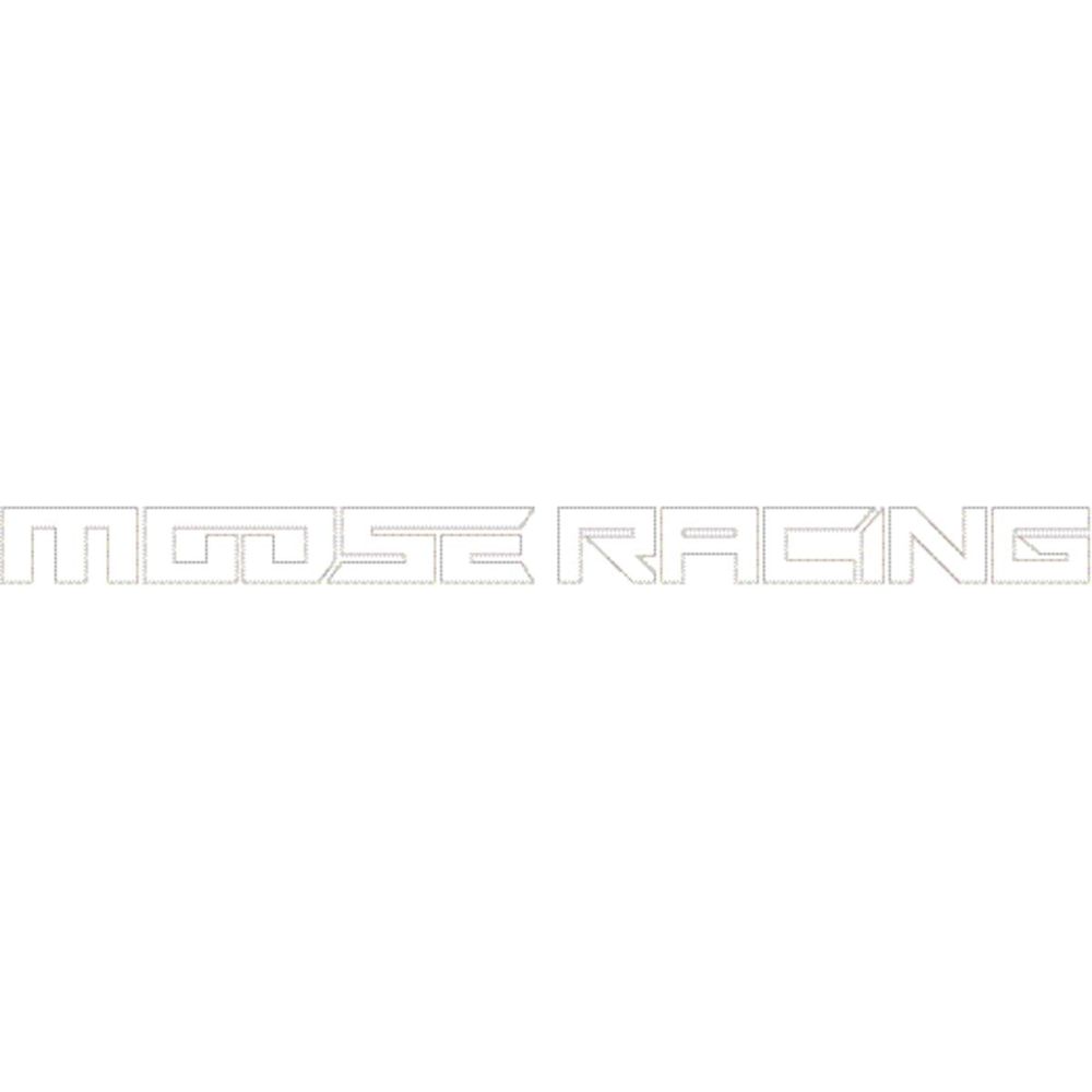 Moose Racing S20 Trailer Decal White