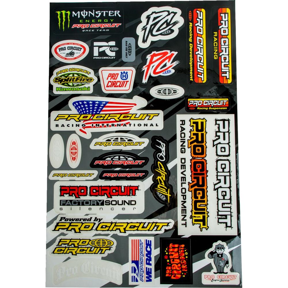 Pro Circuit Deluxe Decal Sheet