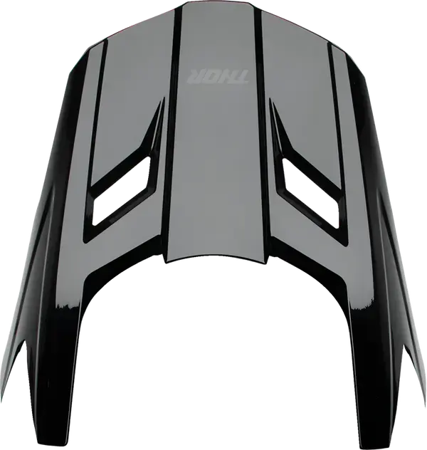 Thor Fleet Youth Helmet Peak Kit Gloss Black - FREE UK Shipping, FREE 365 Day Returns | Moto Central