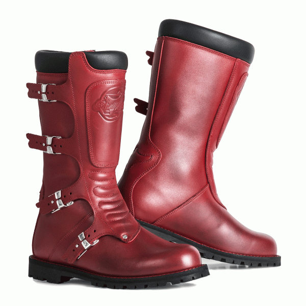 Stylmartin Continental Boots Red FREE UK Delivery, FREE 365 Day Returns | Moto Central