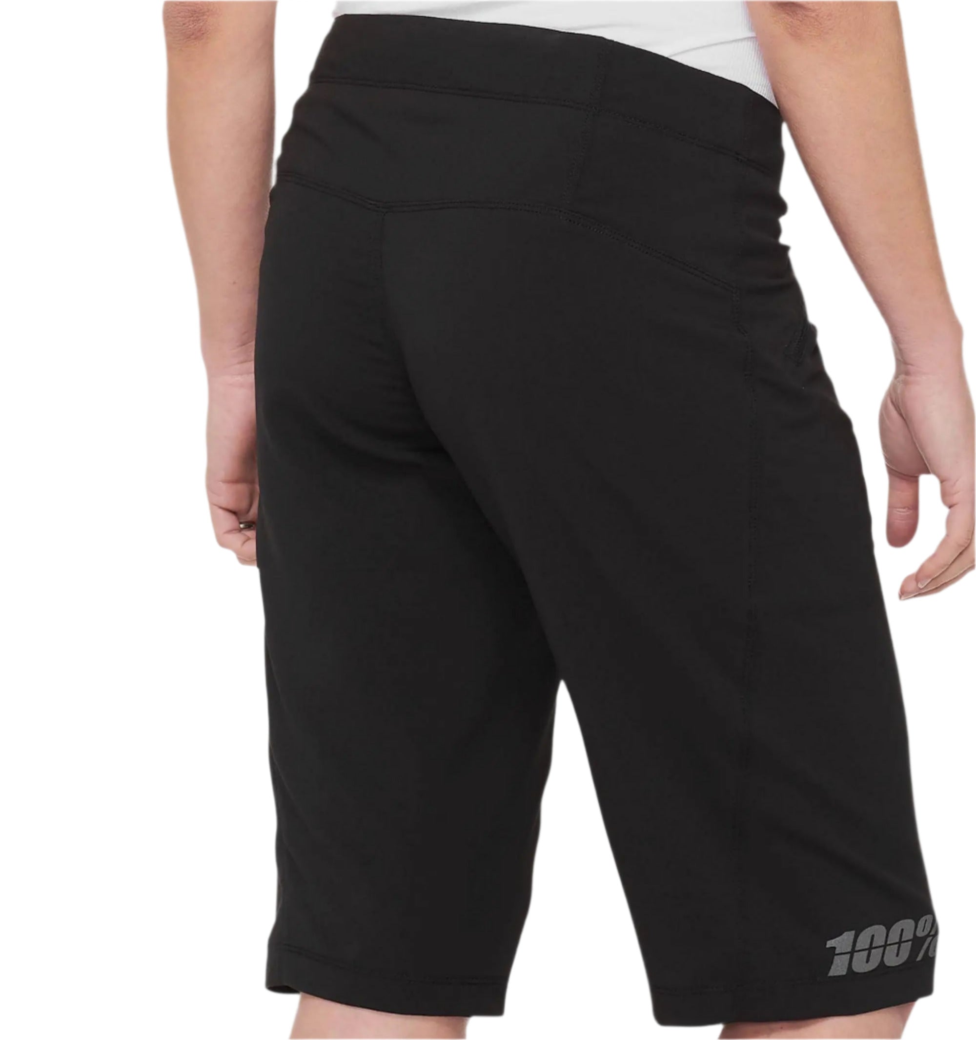 100% Ridecamp Ladies Shorts Black - FREE UK Shipping, FREE 365 Day Returns | Moto Central