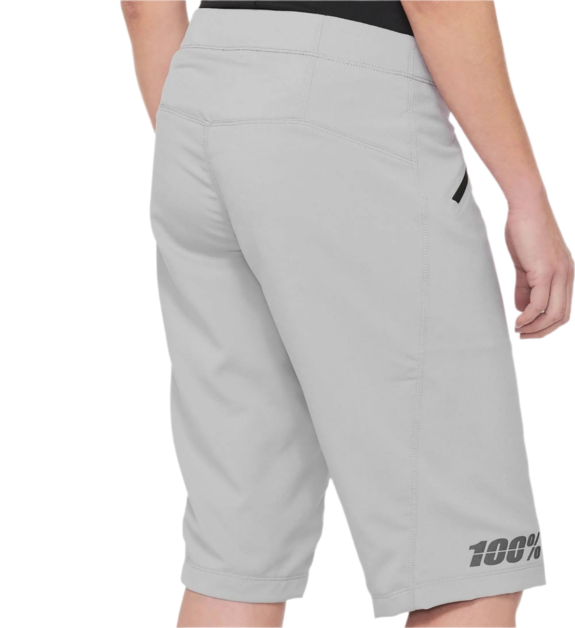 100% Ridecamp Ladies Shorts Grey - FREE UK Shipping, FREE 365 Day Returns | Moto Central
