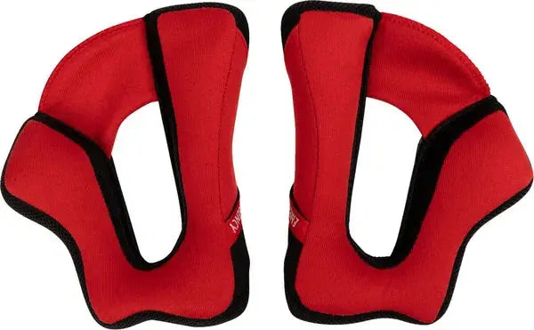 Thor Reflex Sport Helmet Cheek Pads Red / Black - FREE UK Shipping, FREE 365 Day Returns | Moto Central
