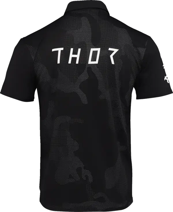 Thor Corpo Polo Shirt Black - FREE UK Shipping, FREE 365 Day Returns | Moto Central