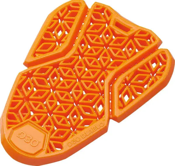 Icon D3O Diablo Level 2 Hip Guards Orange - FREE UK Shipping, FREE 365 Day Returns | Moto Central