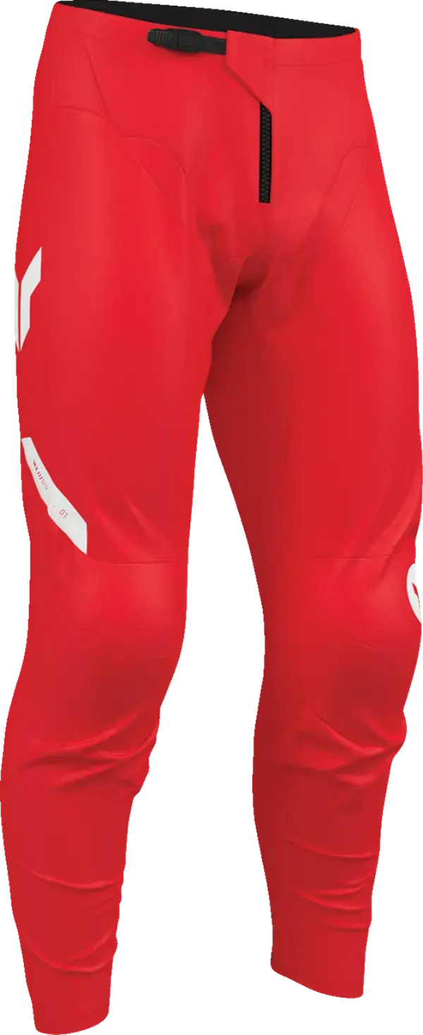 Thor Ridemode Menace Youth MX Textile Trouser Red - FREE UK Shipping, FREE 365 Day Returns | Moto Central