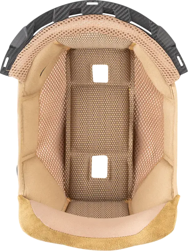 Icon Threshold Helmet Liner Brown - FREE UK Shipping, FREE 365 Day Returns | Moto Central