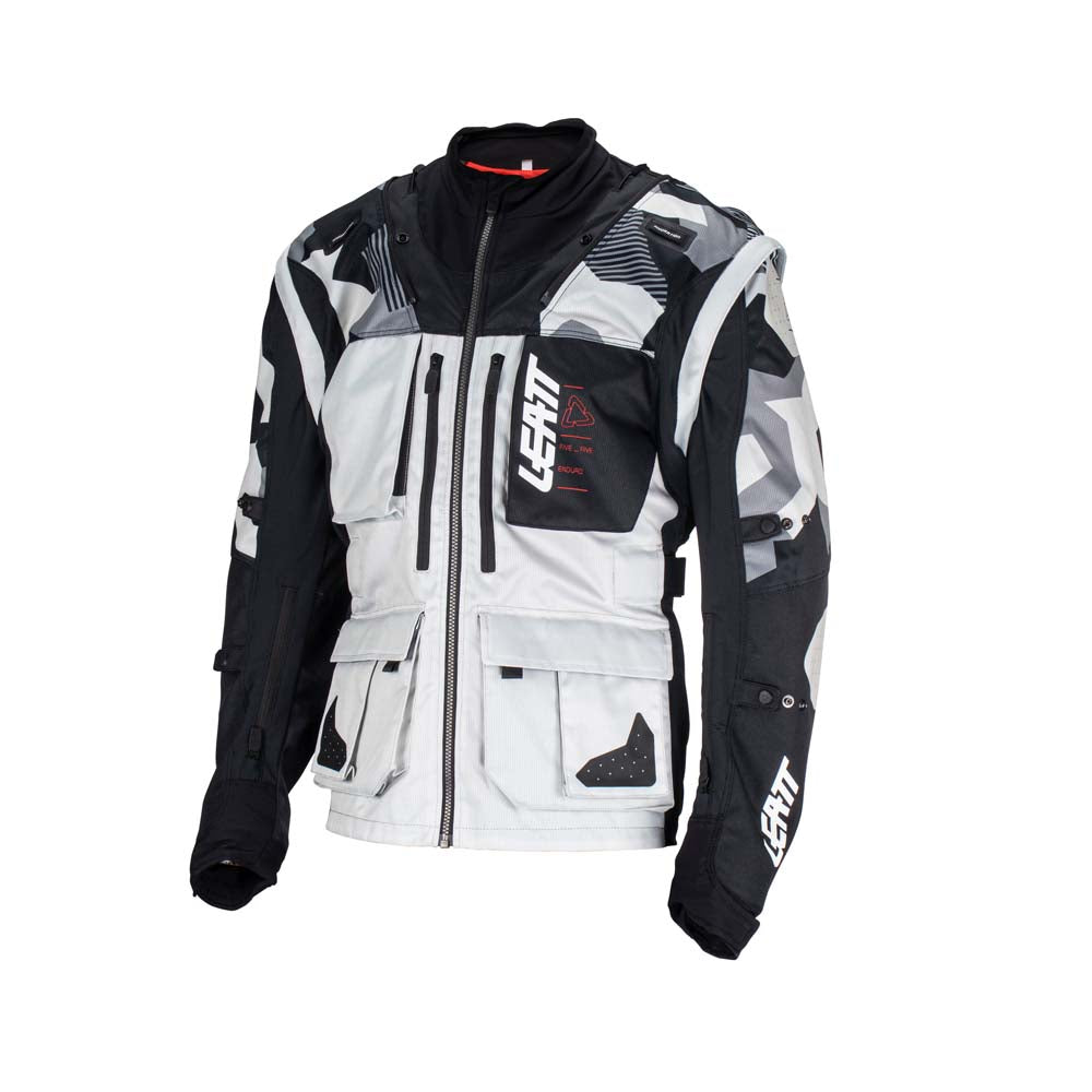 Leatt Moto 5.5 Enduro Textile Jacket Forge Grey