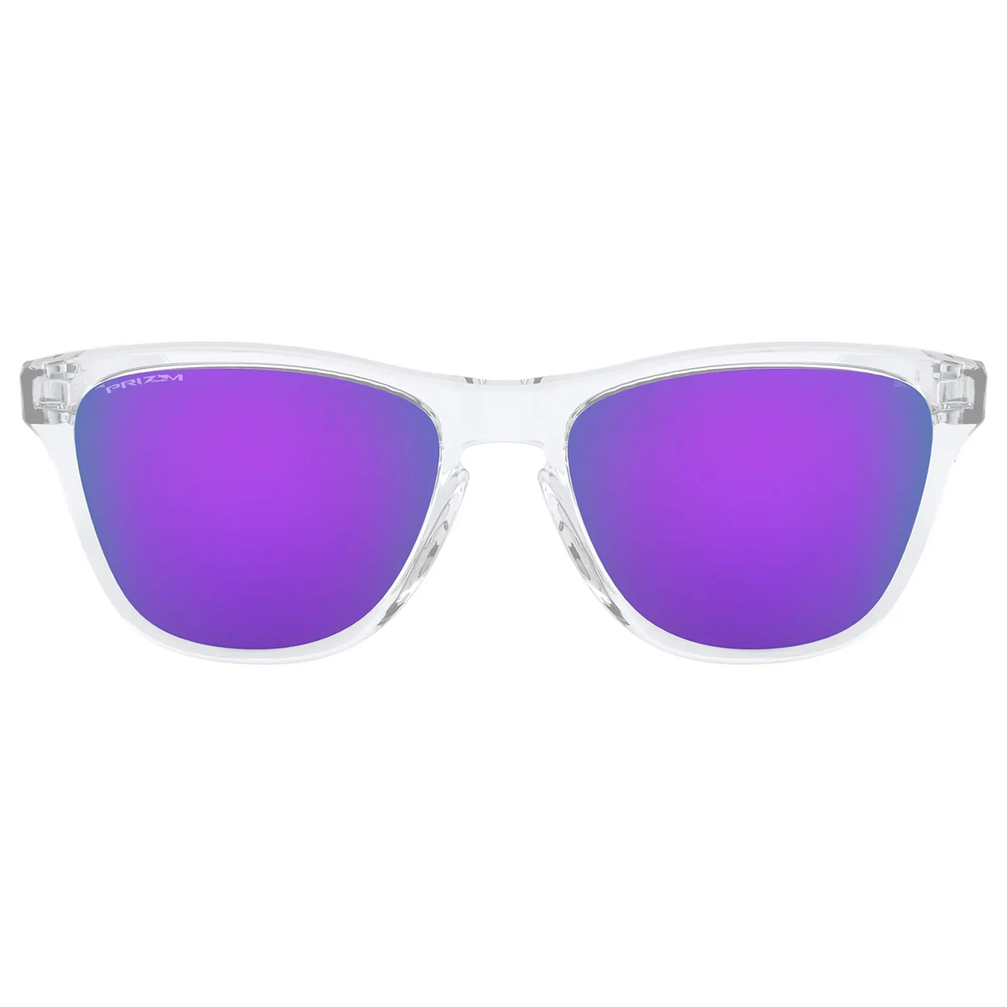Oakley Frogskins XS Youth Sunglasses Clear / Violet Prizm Lens - FREE UK Shipping, FREE 365 Day Returns | Moto Central