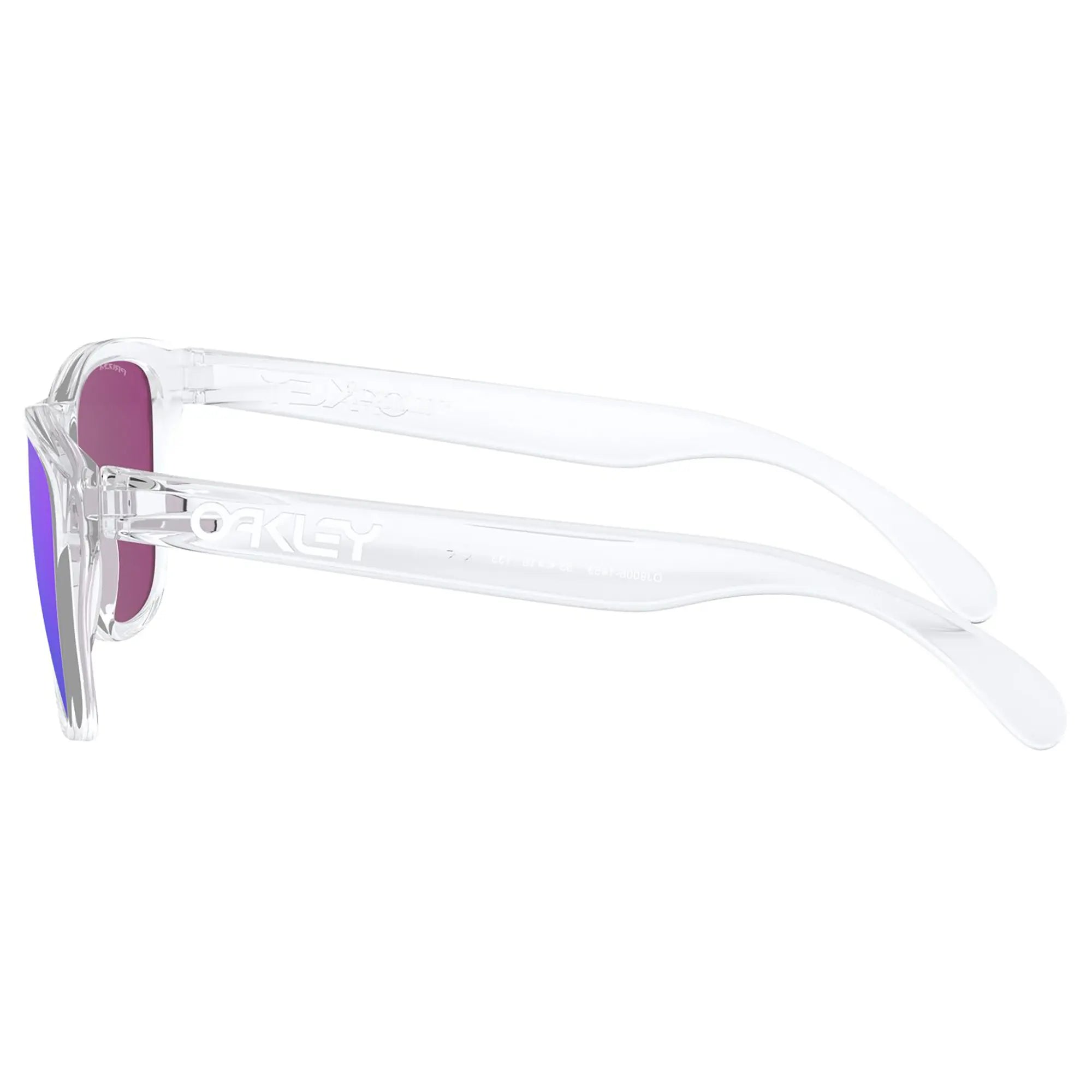 Oakley Frogskins XS Youth Sunglasses Clear / Violet Prizm Lens - FREE UK Shipping, FREE 365 Day Returns | Moto Central
