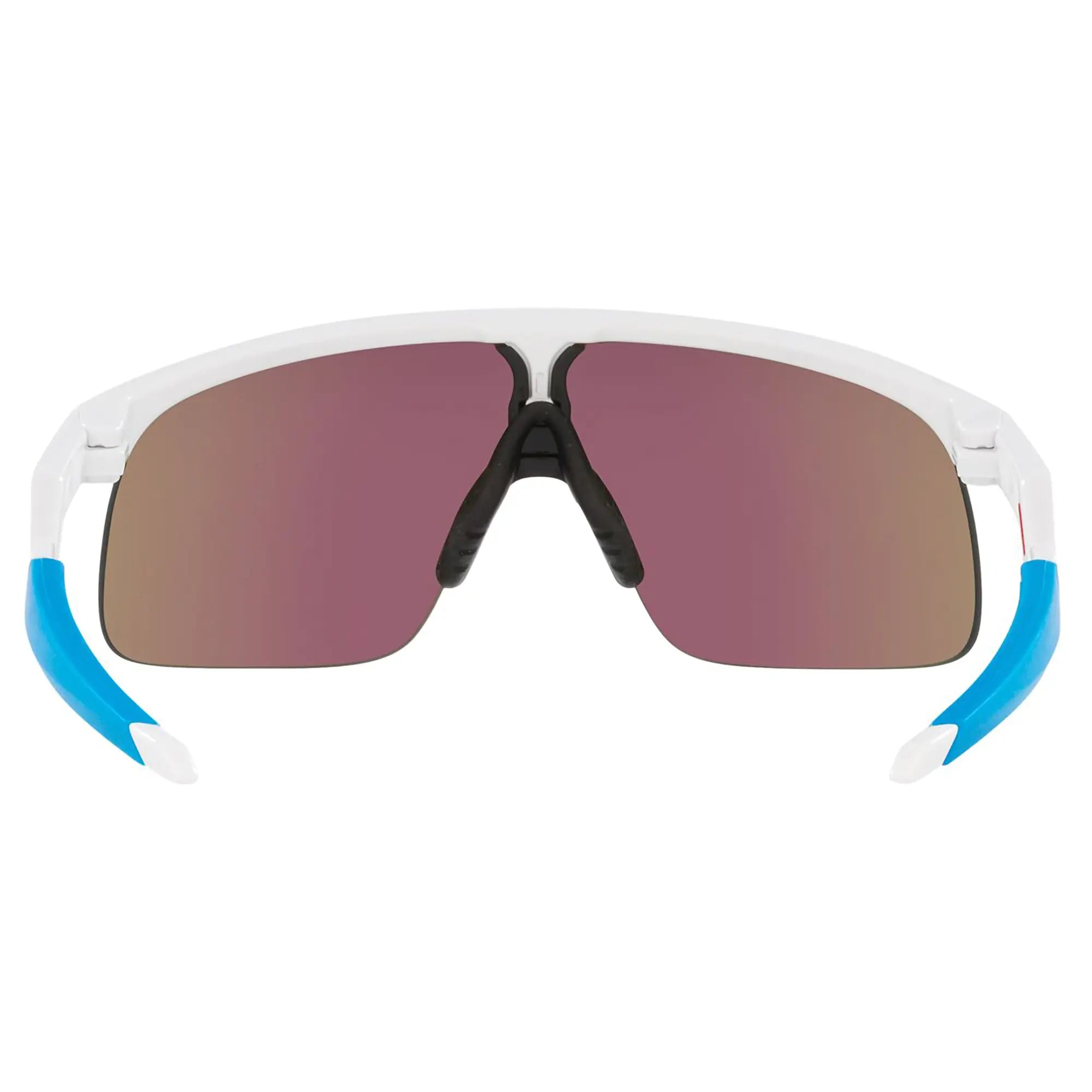 Oakley Resistor Youth Sunglasses Polished White / Prizm Sapphire Lens - FREE UK Shipping, FREE 365 Day Returns | Moto Central