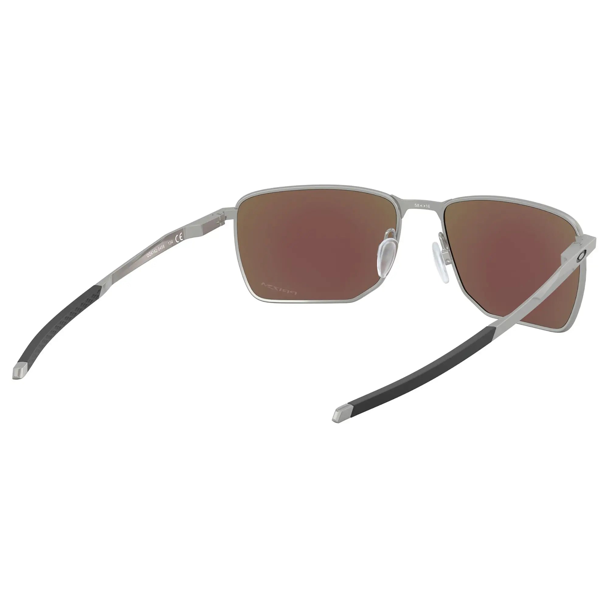 Oakley Ejector Sunglasses Satin Chrome / Prizm Sapphire Lens - FREE UK Shipping, FREE 365 Day Returns | Moto Central