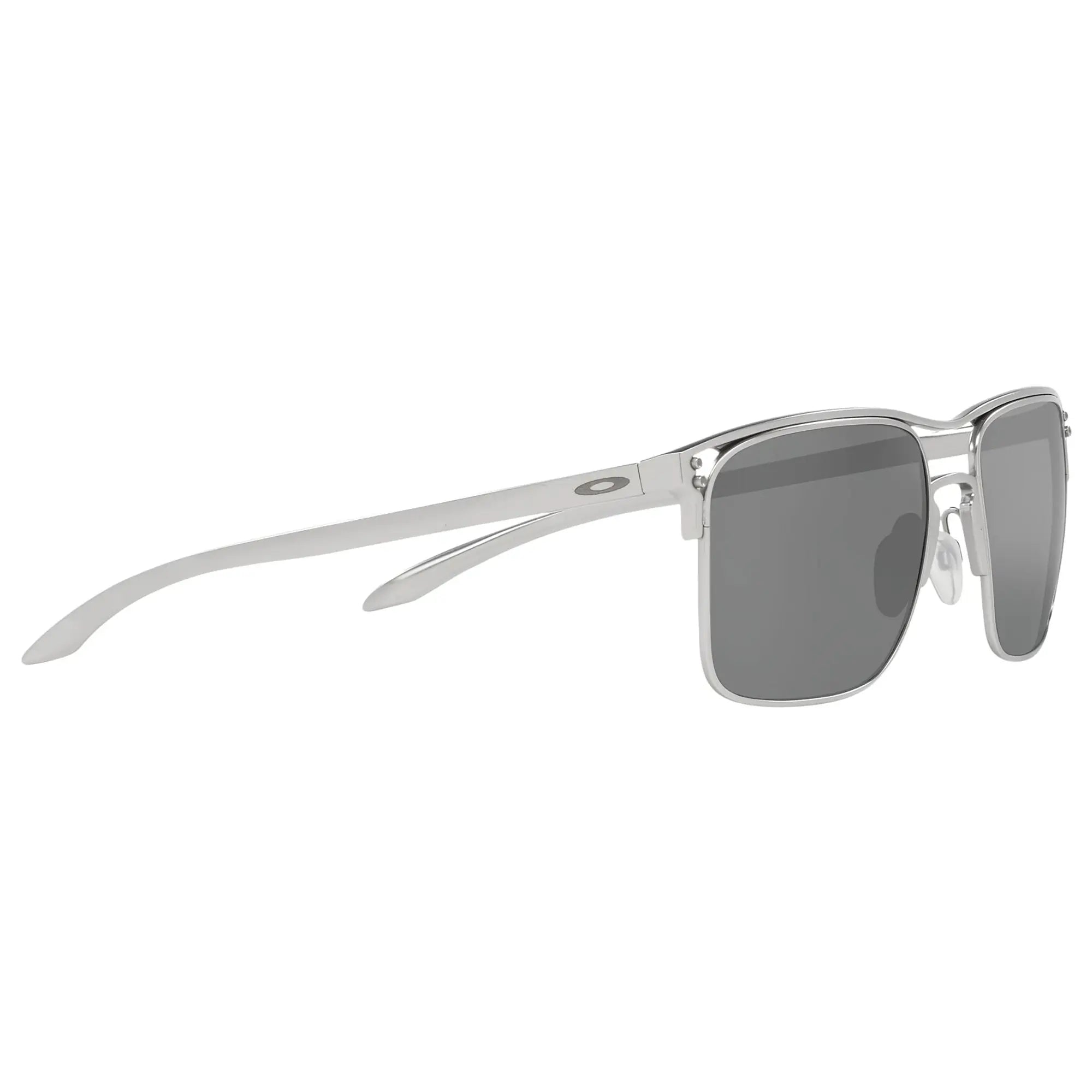 Oakley Holbrook Ti Sunglasses Satin Chrome / Prizm Black - FREE UK Shipping, FREE 365 Day Returns | Moto Central
