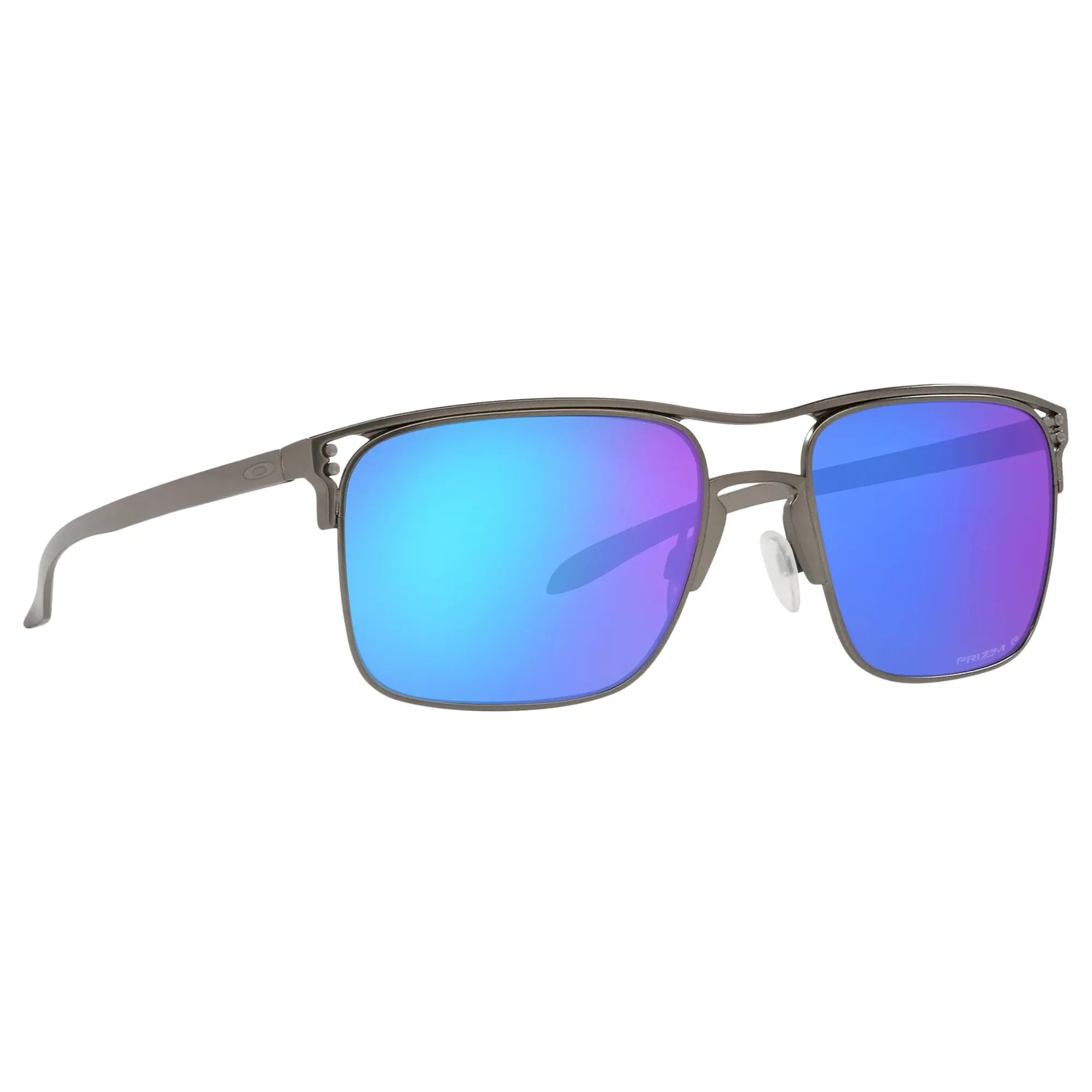 Oakley Holbrook Ti Sunglasses Matt Gunmetal / Prizm Sapphire Polar - FREE UK Shipping, FREE 365 Day Returns | Moto Central
