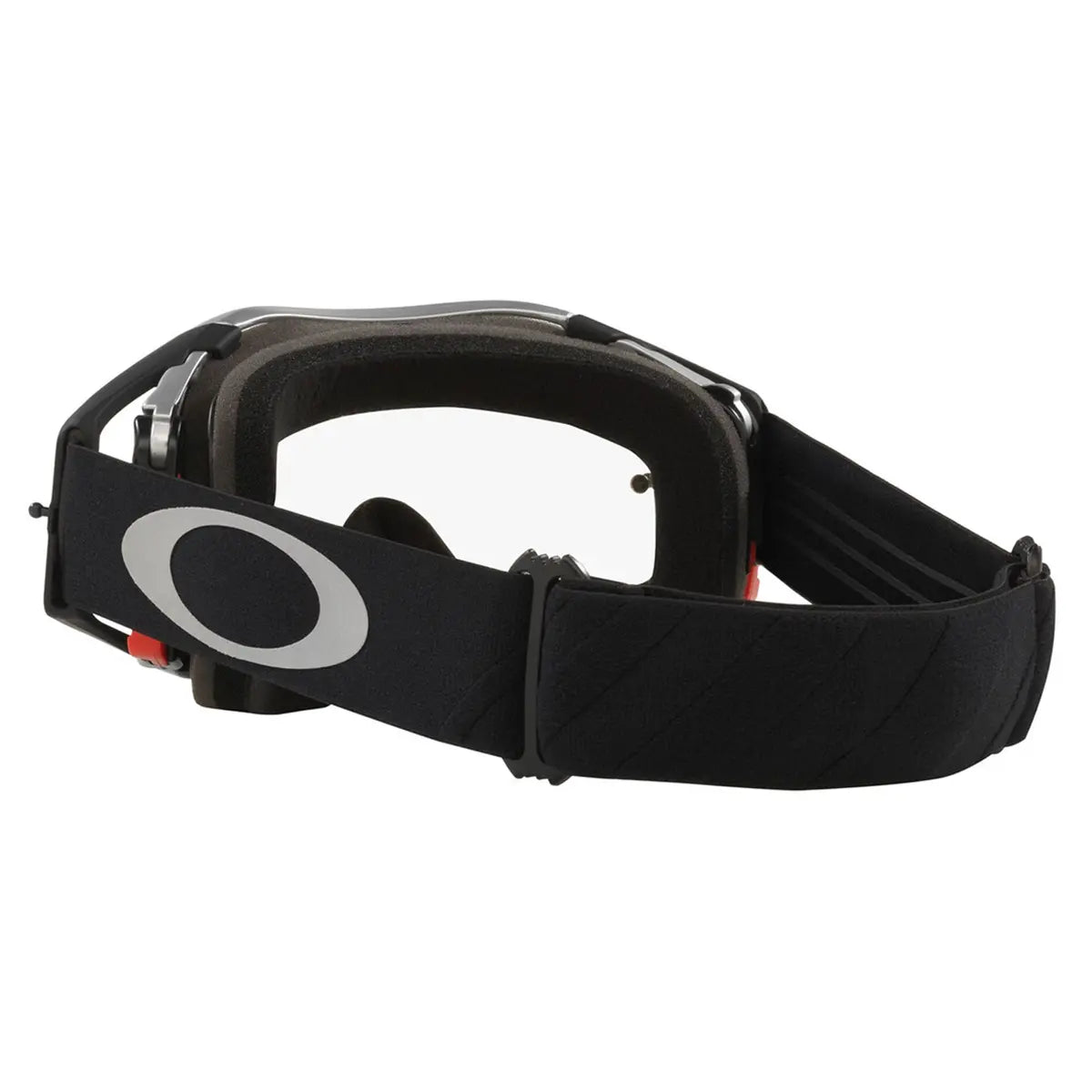 Oakley Airbrake Tuff Blocks MX Goggles Black Gunmetal / Clear - FREE UK Shipping, FREE 365 Day Returns | Moto Central
