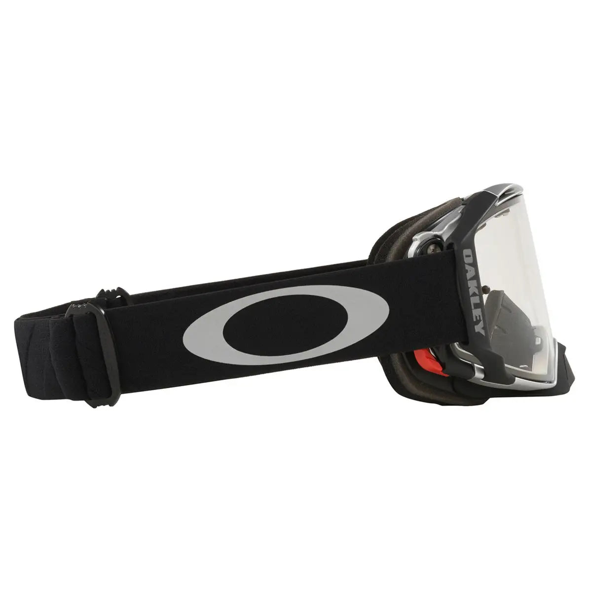 Oakley Airbrake Tuff Blocks MX Goggles Black Gunmetal / Clear - FREE UK Shipping, FREE 365 Day Returns | Moto Central