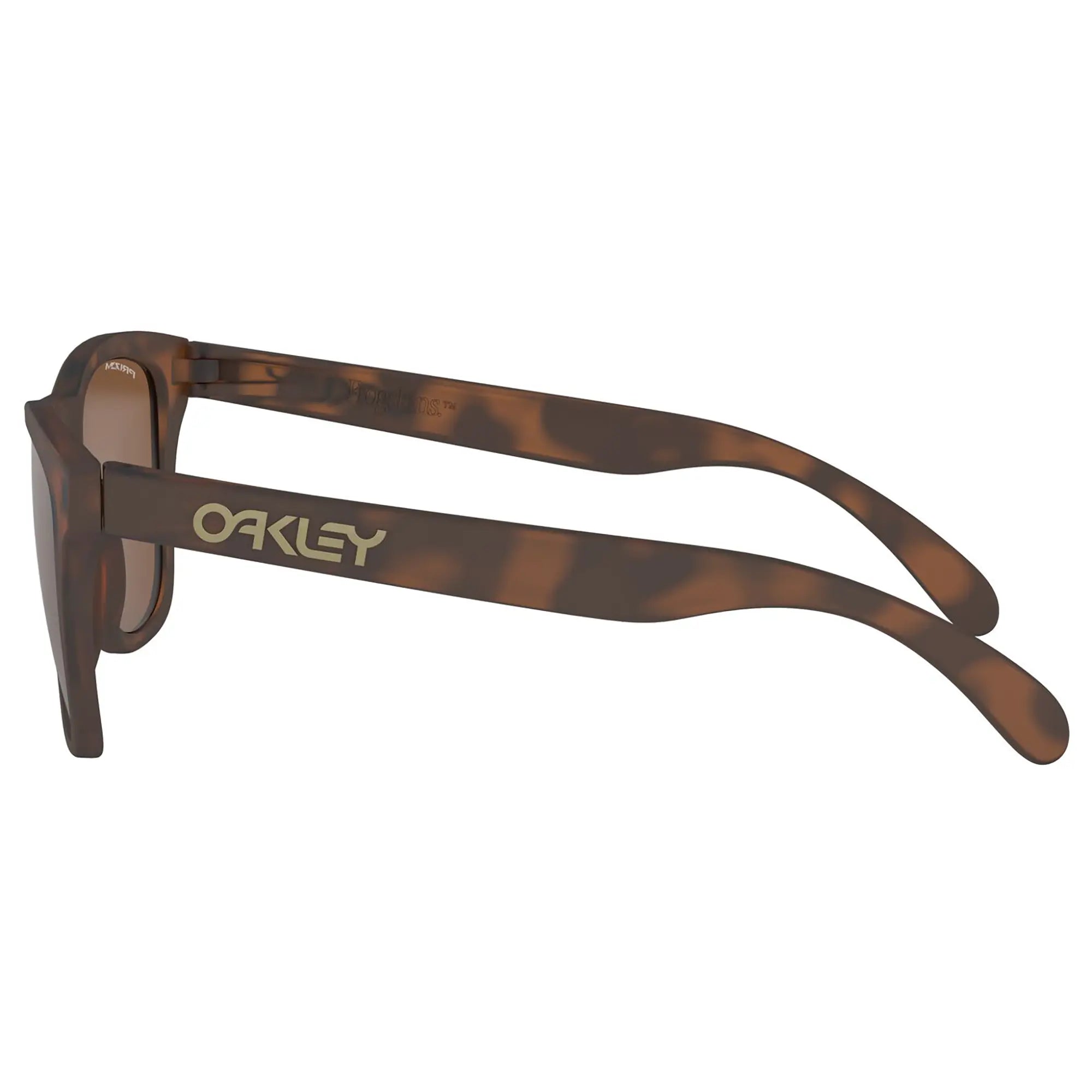 Oakley Frogskins Sunglasses Matt Brown Tortoise / Prizm Tungsten Lens - FREE UK Shipping, FREE 365 Day Returns | Moto Central