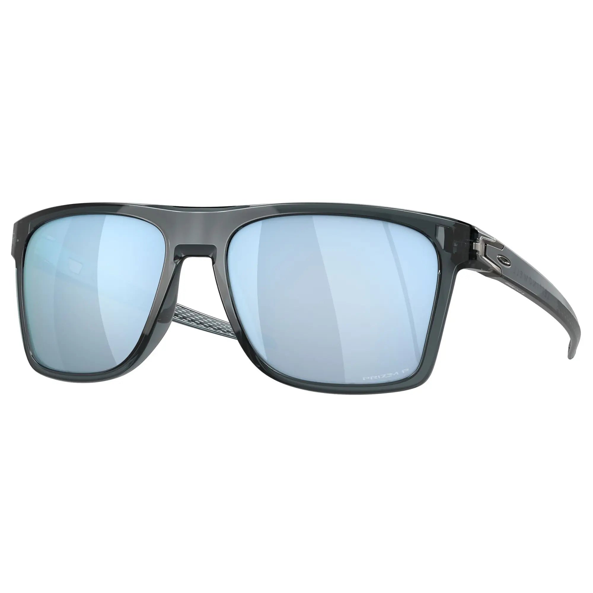 Oakley Leffingwell Sunglasses Crystal Black / Prizm Deep Water Polar Lens - FREE UK Shipping, FREE 365 Day Returns | Moto Central