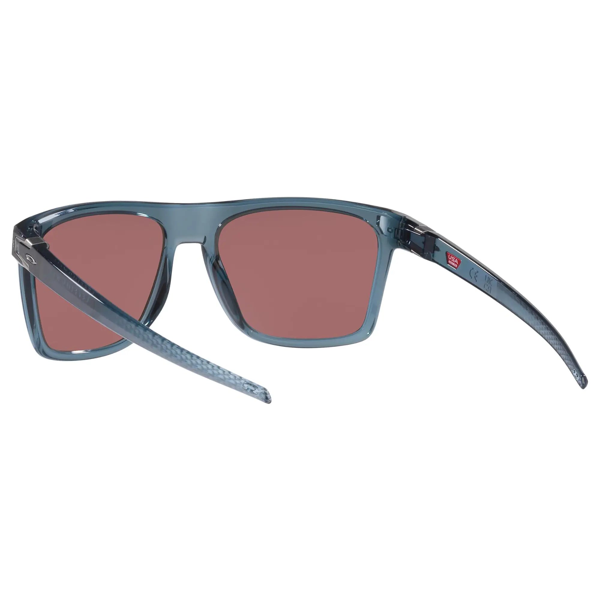 Oakley Leffingwell Sunglasses Crystal Black / Prizm Deep Water Polar Lens - FREE UK Shipping, FREE 365 Day Returns | Moto Central