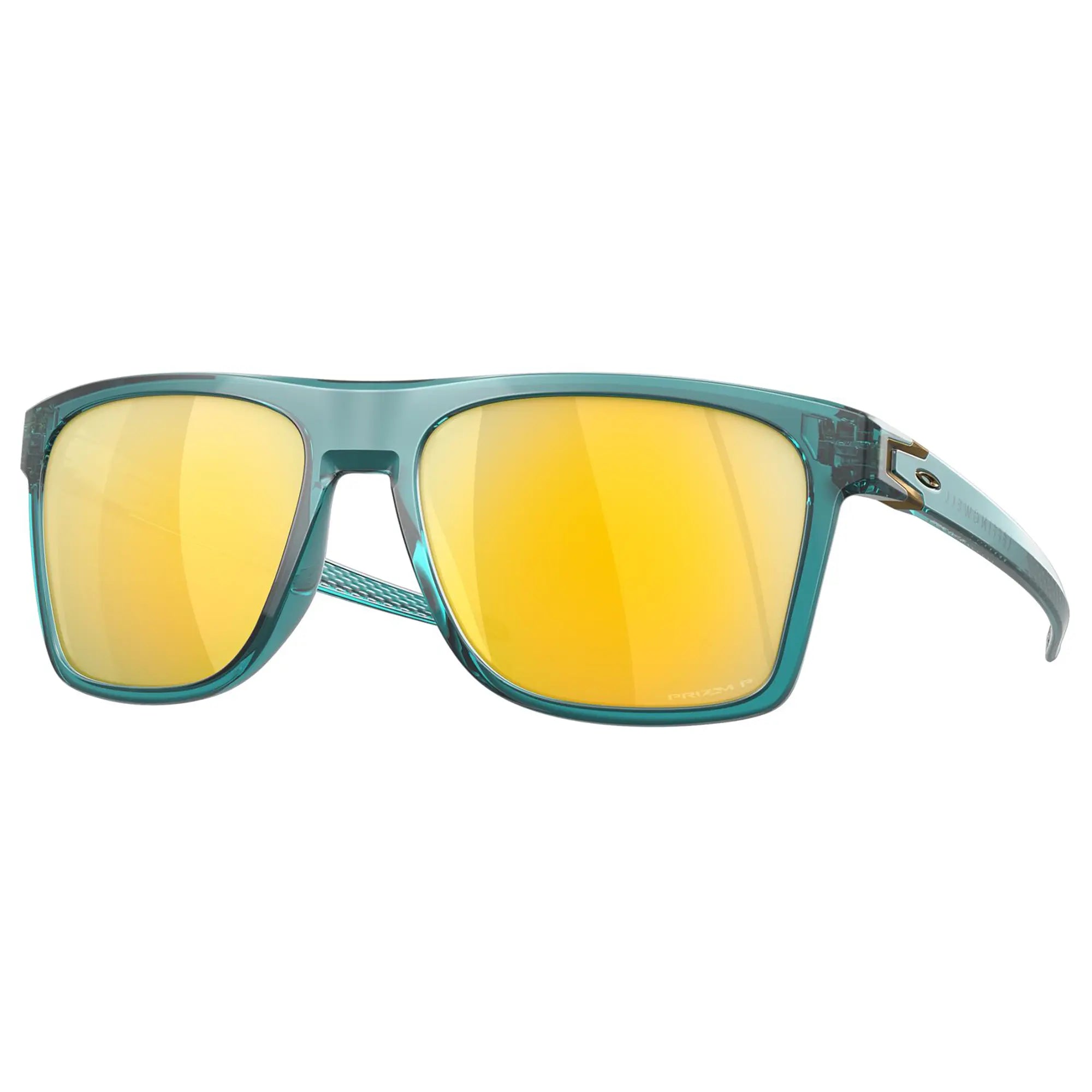 Oakley Leffingwell Sunglasses Matt Artic Surf / Prizm 24k Polarized Lens - FREE UK Shipping, FREE 365 Day Returns | Moto Central