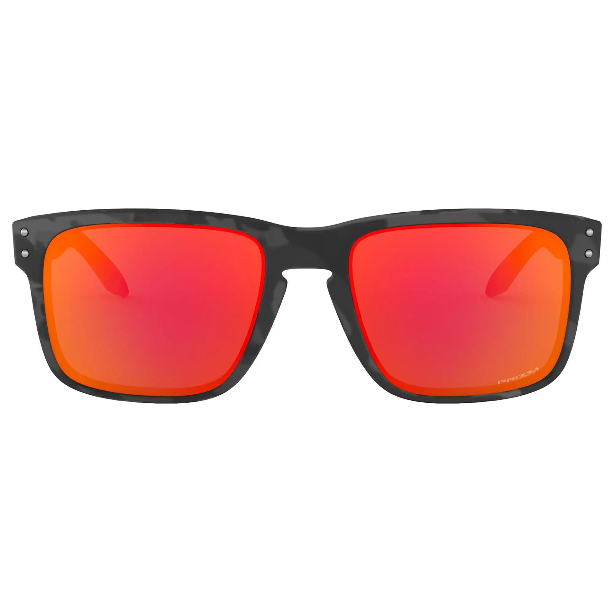 Oakley Holbrook Sunglasses Matt Black Camo / Prizm Ruby Lens - FREE UK Shipping, FREE 365 Day Returns | Moto Central