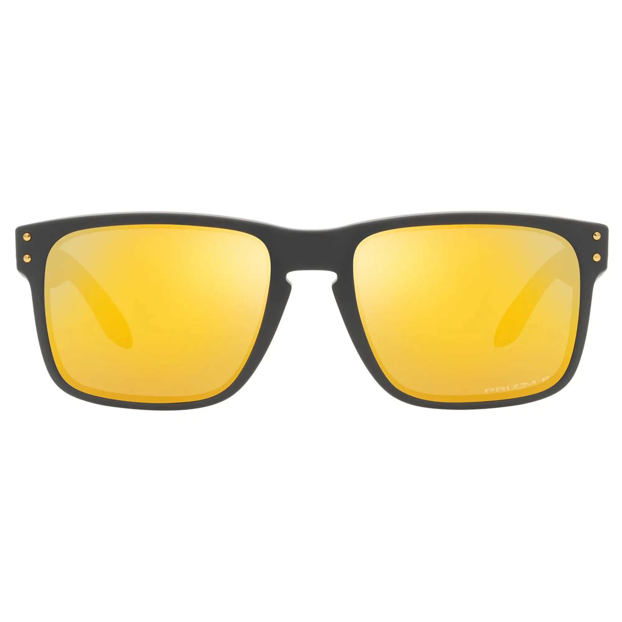 Oakley Holbrook Sunglasses Matt Carbon / Prizm 24k Polarized Lens - FREE UK Shipping, FREE 365 Day Returns | Moto Central