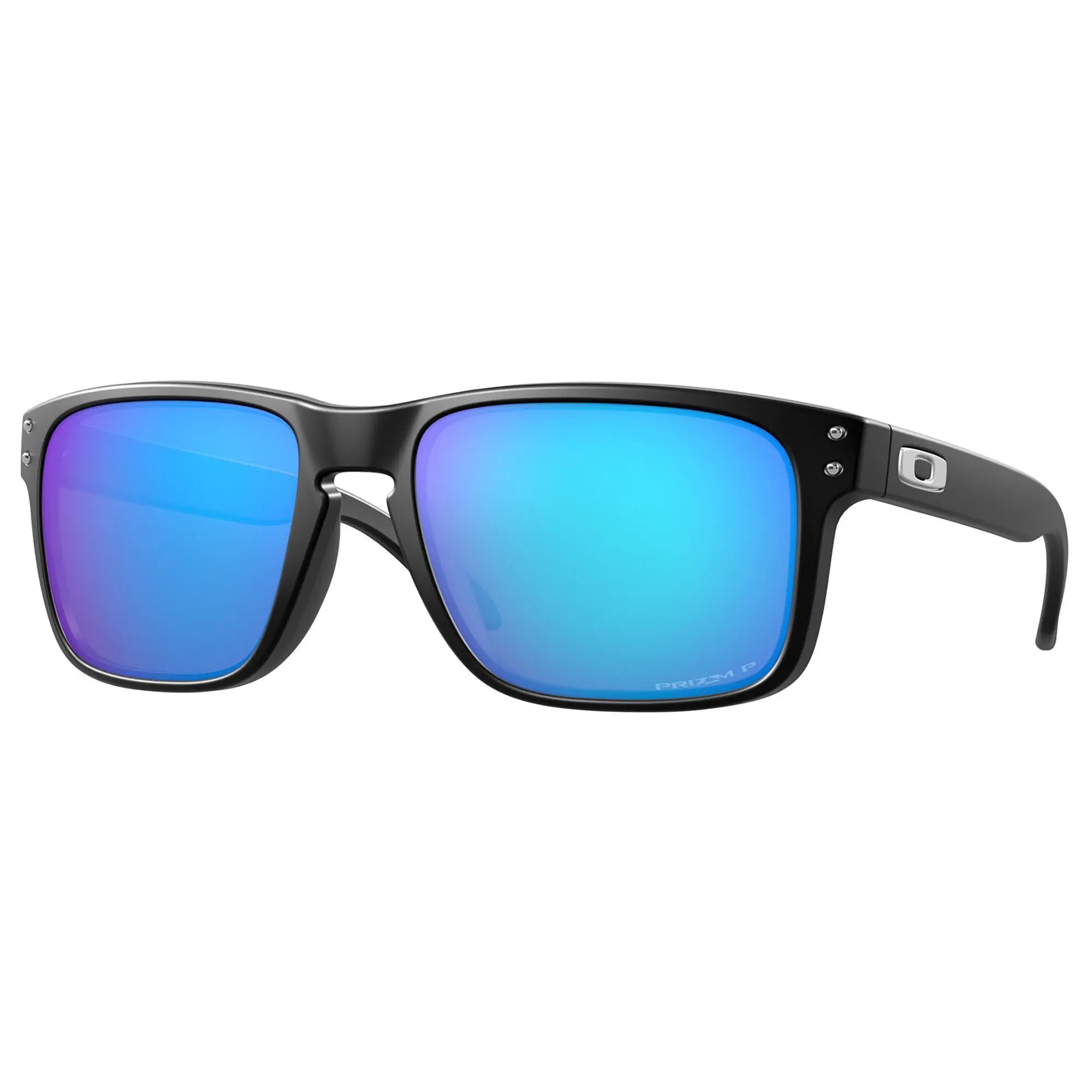 Oakley Holbrook Sunglasses Matt Black / Prizm Sapphire Iridium Polar Lens - FREE UK Shipping, FREE 365 Day Returns | Moto Central