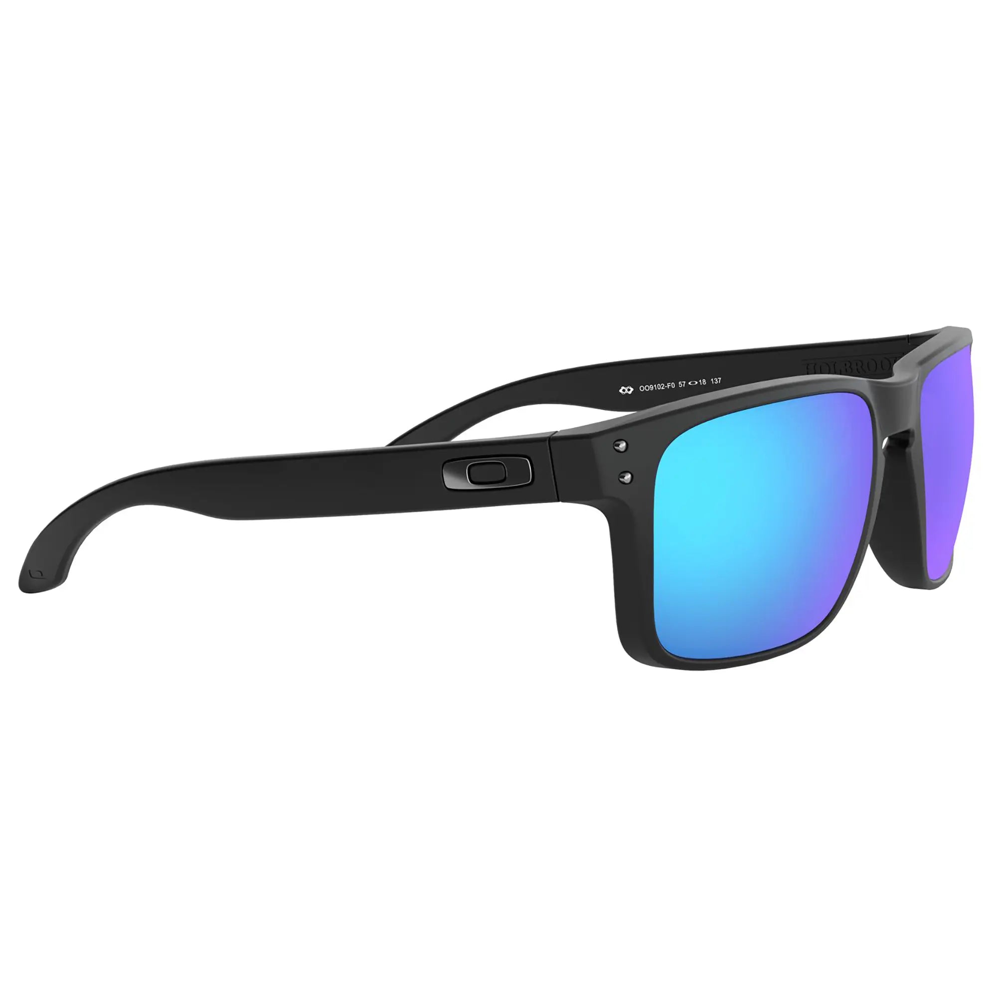 Oakley Holbrook Sunglasses Matt Black / Prizm Sapphire Iridium Polar Lens - FREE UK Shipping, FREE 365 Day Returns | Moto Central