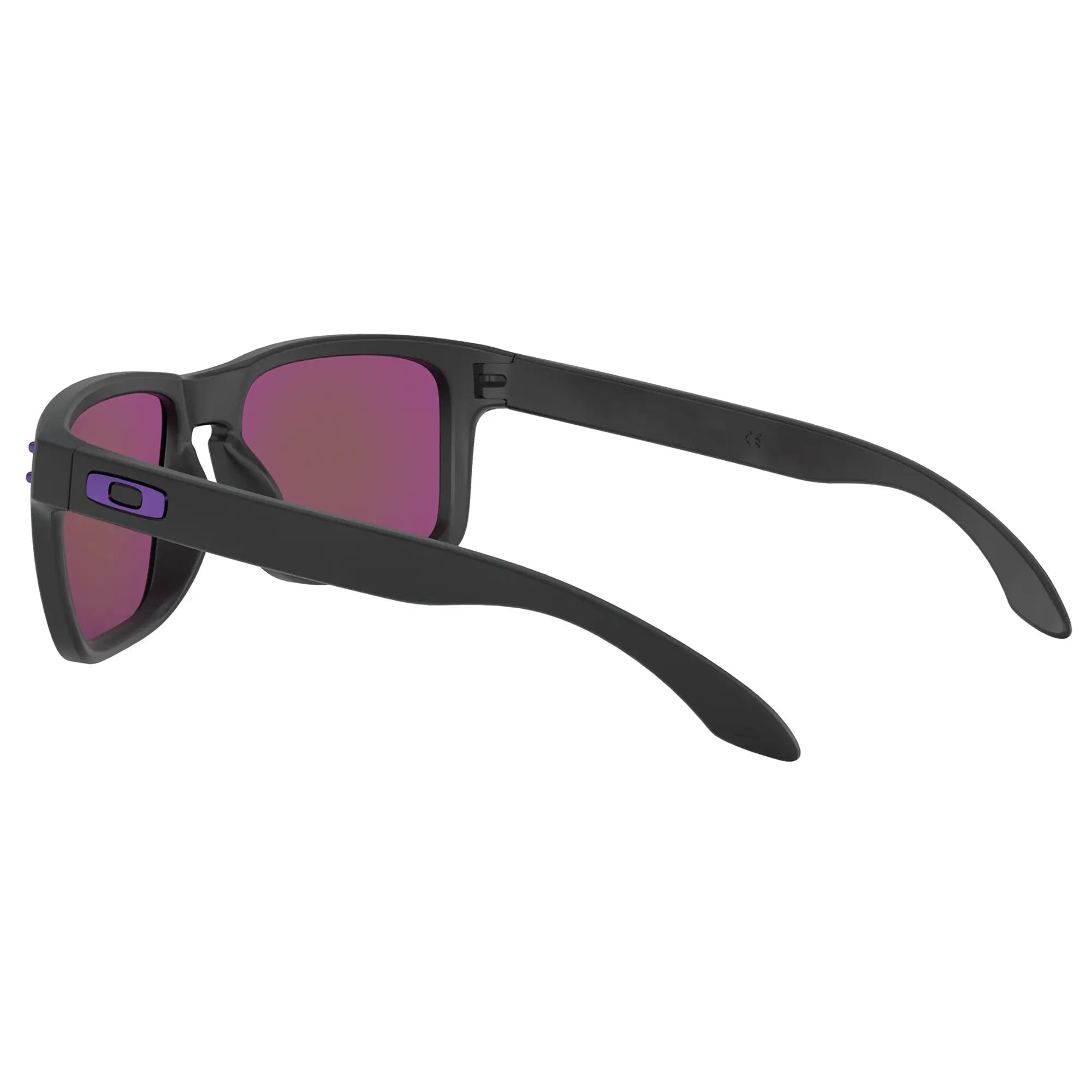 Oakley Holbrook Sunglasses Matt Black / Prizm Violet Lens - FREE UK Shipping, FREE 365 Day Returns | Moto Central