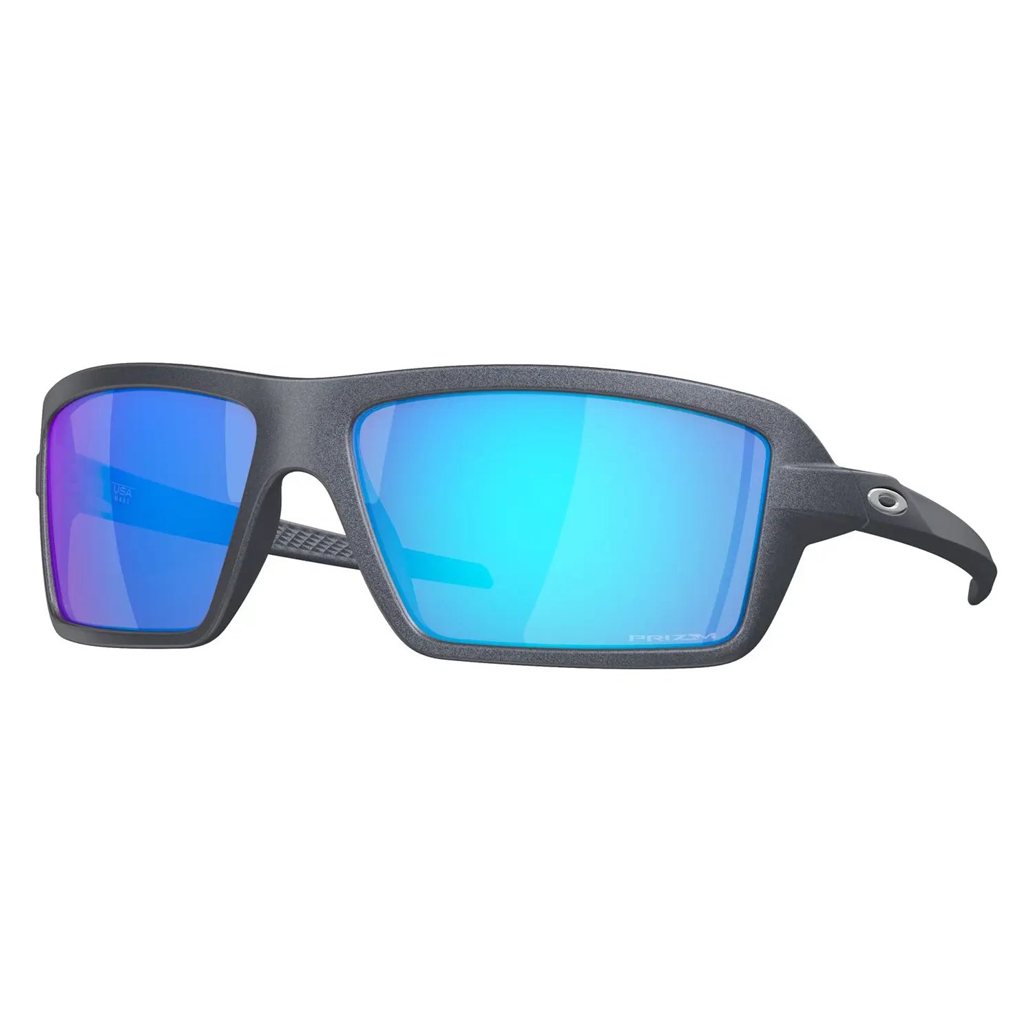 Oakley Cables Sunglasses Blue Steel / Prizm Sapphire - FREE UK Shipping, FREE 365 Day Returns | Moto Central