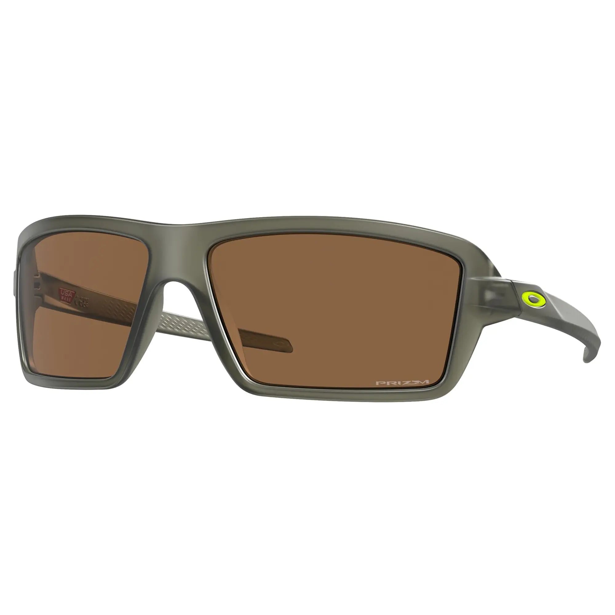 Oakley Cables Sunglasses Matt Olive Ink / Prizm Bronze Lens - FREE UK Shipping, FREE 365 Day Returns | Moto Central