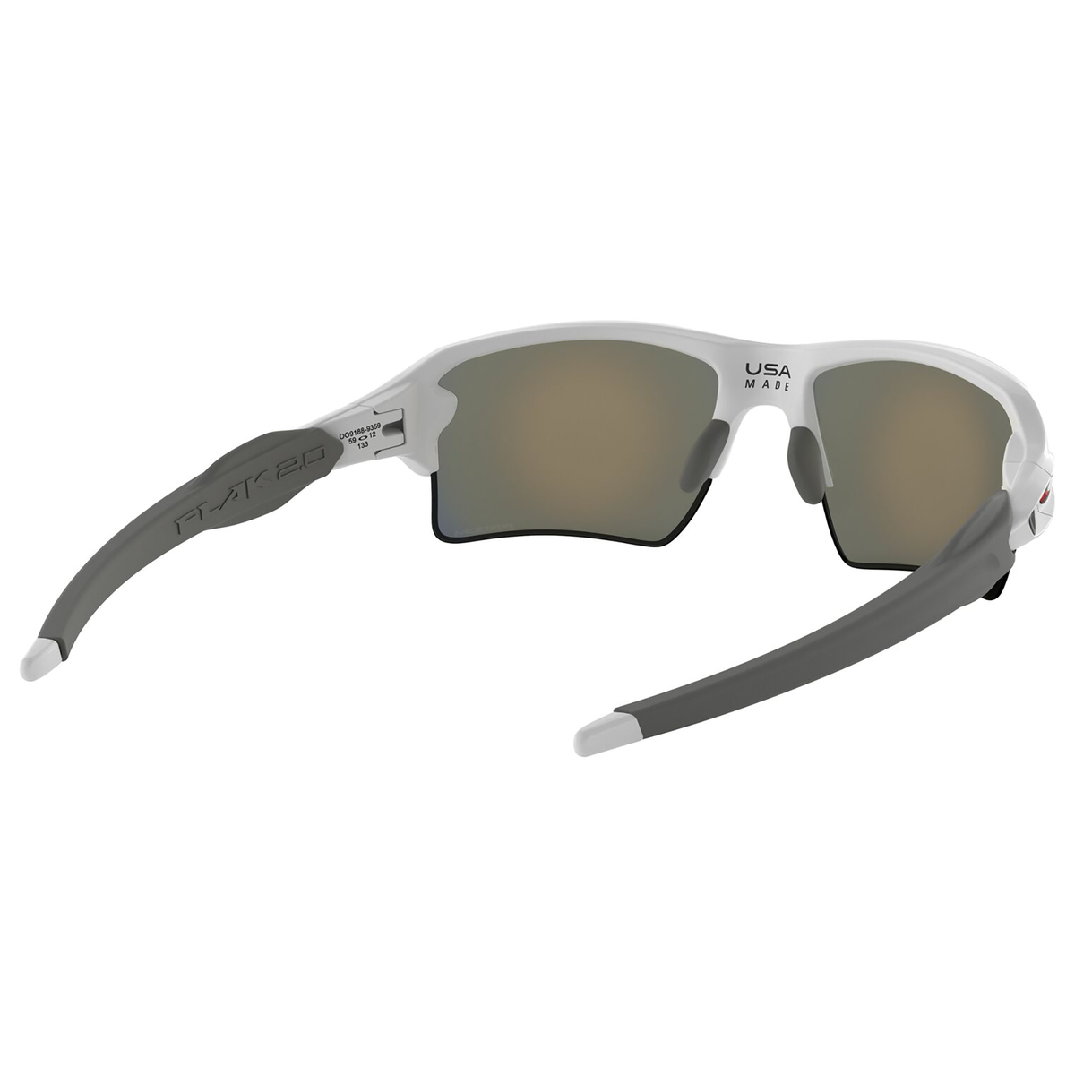 Oakley Flak 2.0 XL Sunglasses Polished White / Prizm Sapphire Lens - FREE UK Shipping, FREE 365 Day Returns | Moto Central