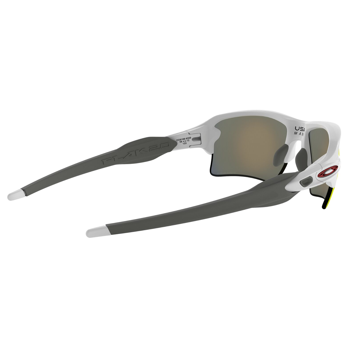Oakley Flak 2.0 XL Sunglasses Polished White / Prizm Sapphire Lens - FREE UK Shipping, FREE 365 Day Returns | Moto Central