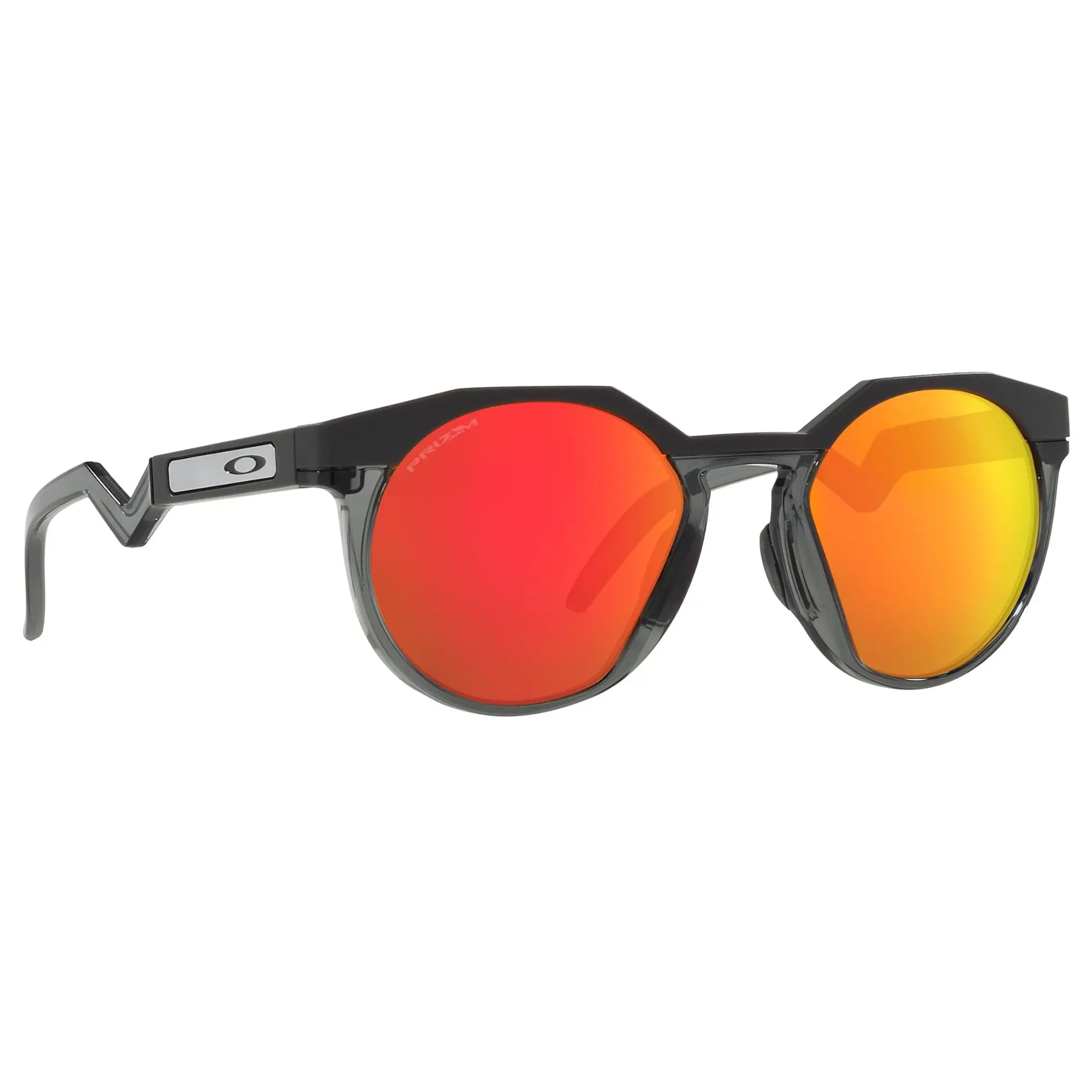 Oakley HSTN Sunglasses Matt Carbon / Prizm Ruby Lens - FREE UK Shipping, FREE 365 Day Returns | Moto Central