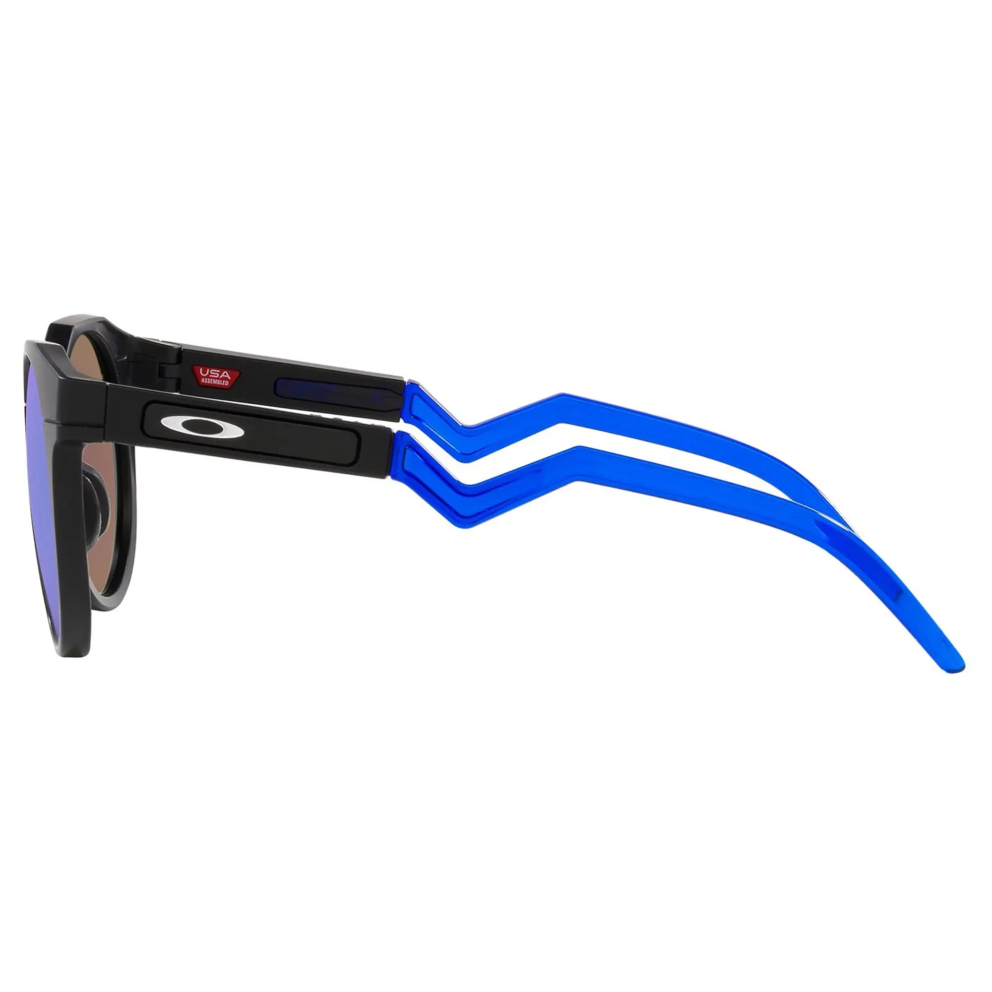 Oakley HSTN Sunglasses Matt Black / Prizm Sapphire Polar Lens - FREE UK Shipping, FREE 365 Day Returns | Moto Central