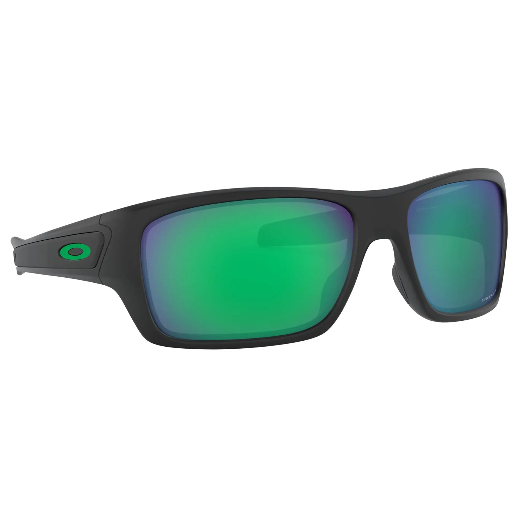 Oakley Turbine Sunglasses Matt Black / Prizm Jade Polarized Lens - FREE UK Shipping, FREE 365 Day Returns | Moto Central