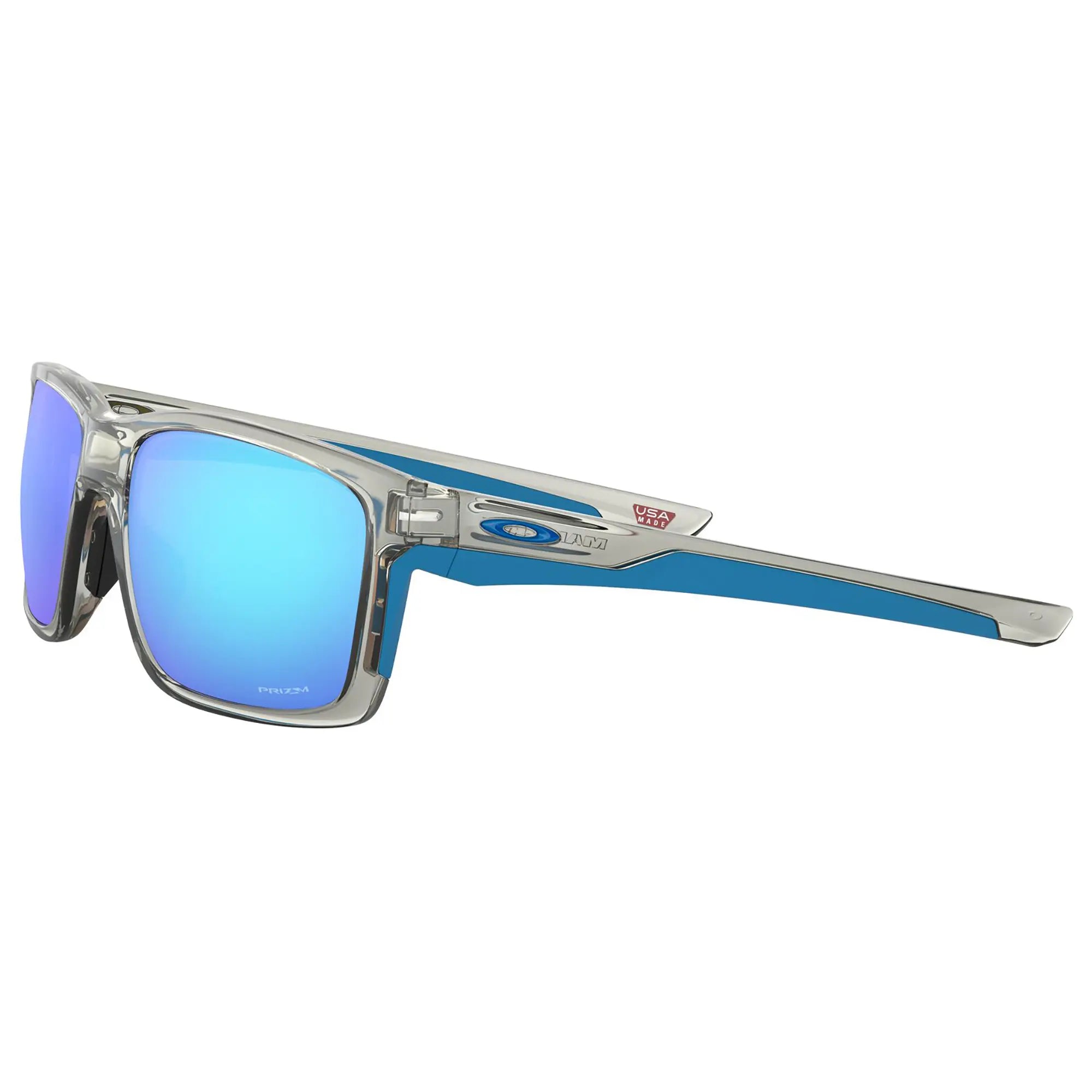Oakley Mainlink XL Sunglasses Grey Ink / Prizm Sapphire Lens - FREE UK Shipping, FREE 365 Day Returns | Moto Central