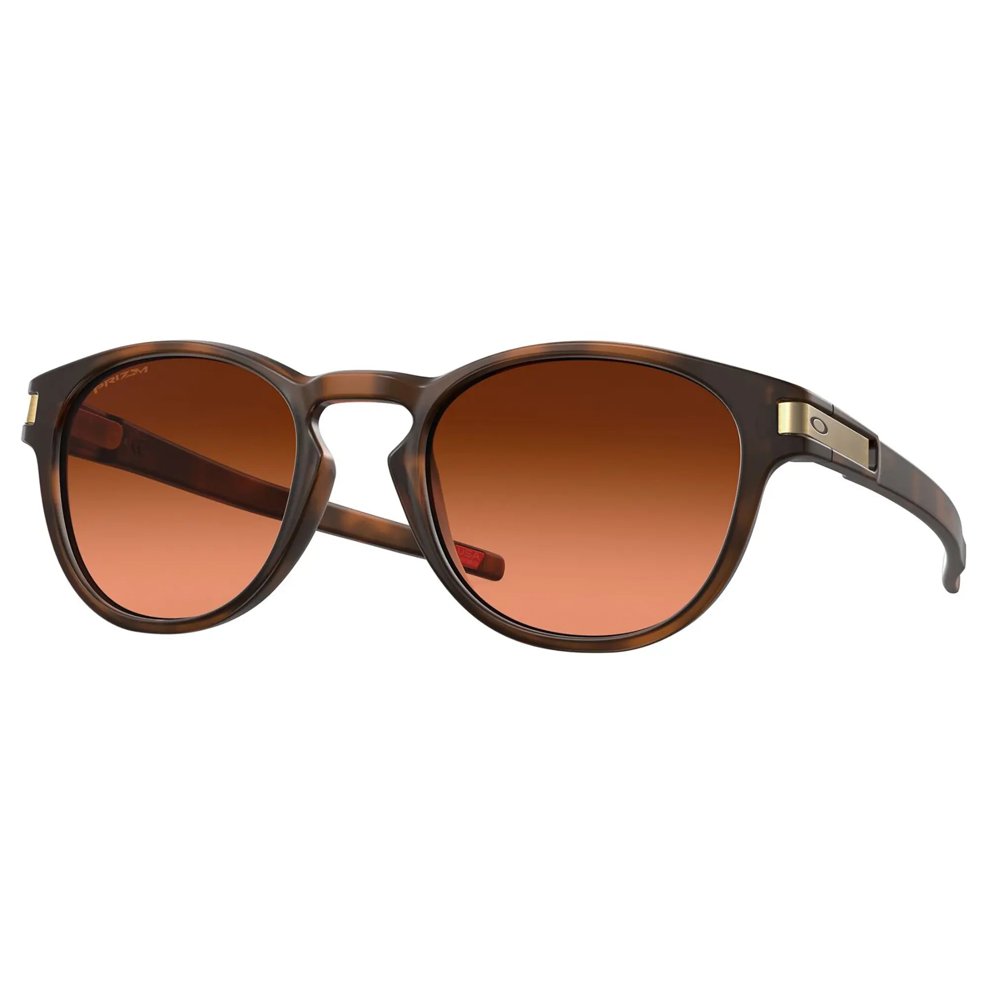 Oakley Latch Sunglasses Matt Brown Tortoise / Prizm Brown Gradient Lens - FREE UK Shipping, FREE 365 Day Returns | Moto Central