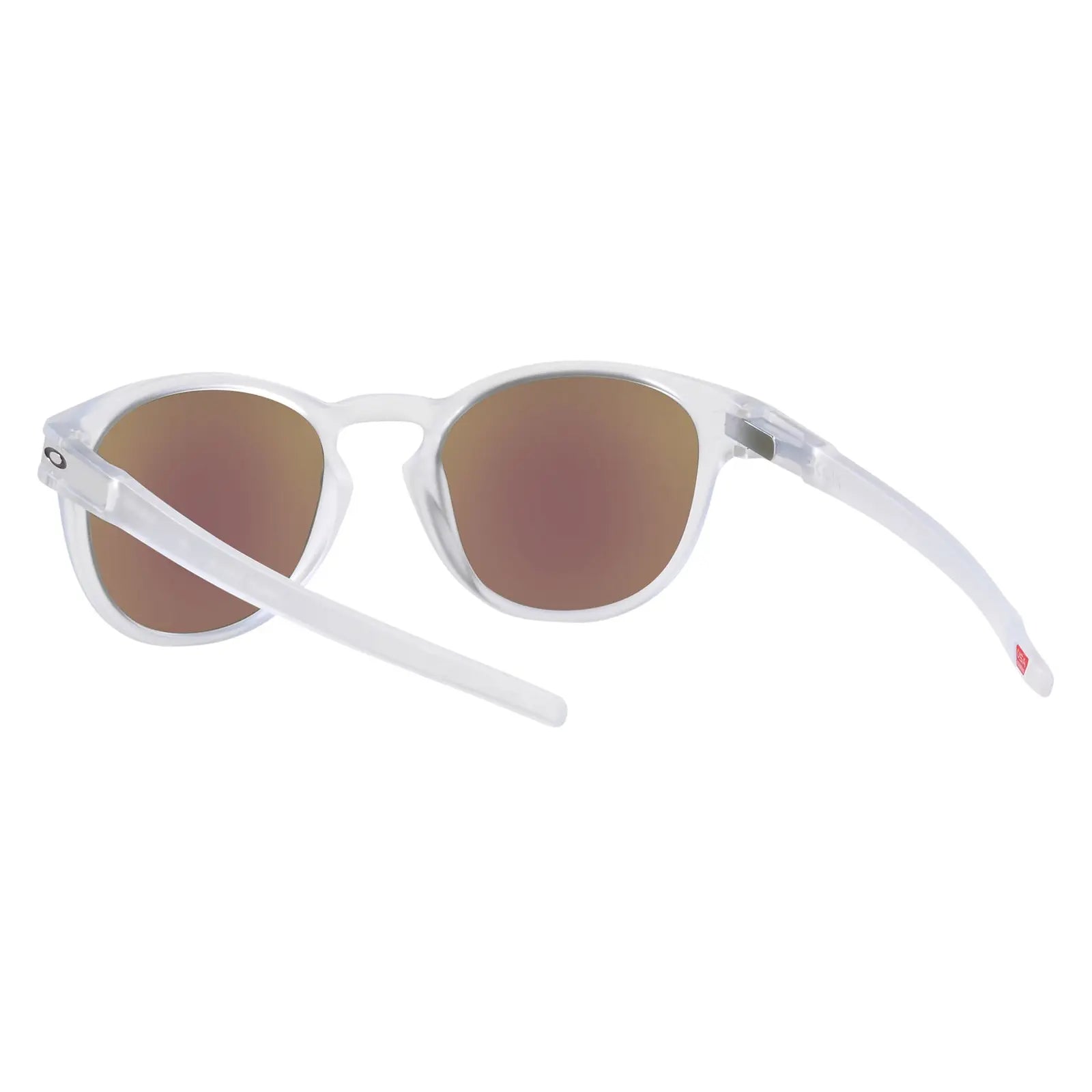 Oakley Latch Sunglasses Matt Clear / Prizm Sapphire Polarized - FREE UK Shipping, FREE 365 Day Returns | Moto Central