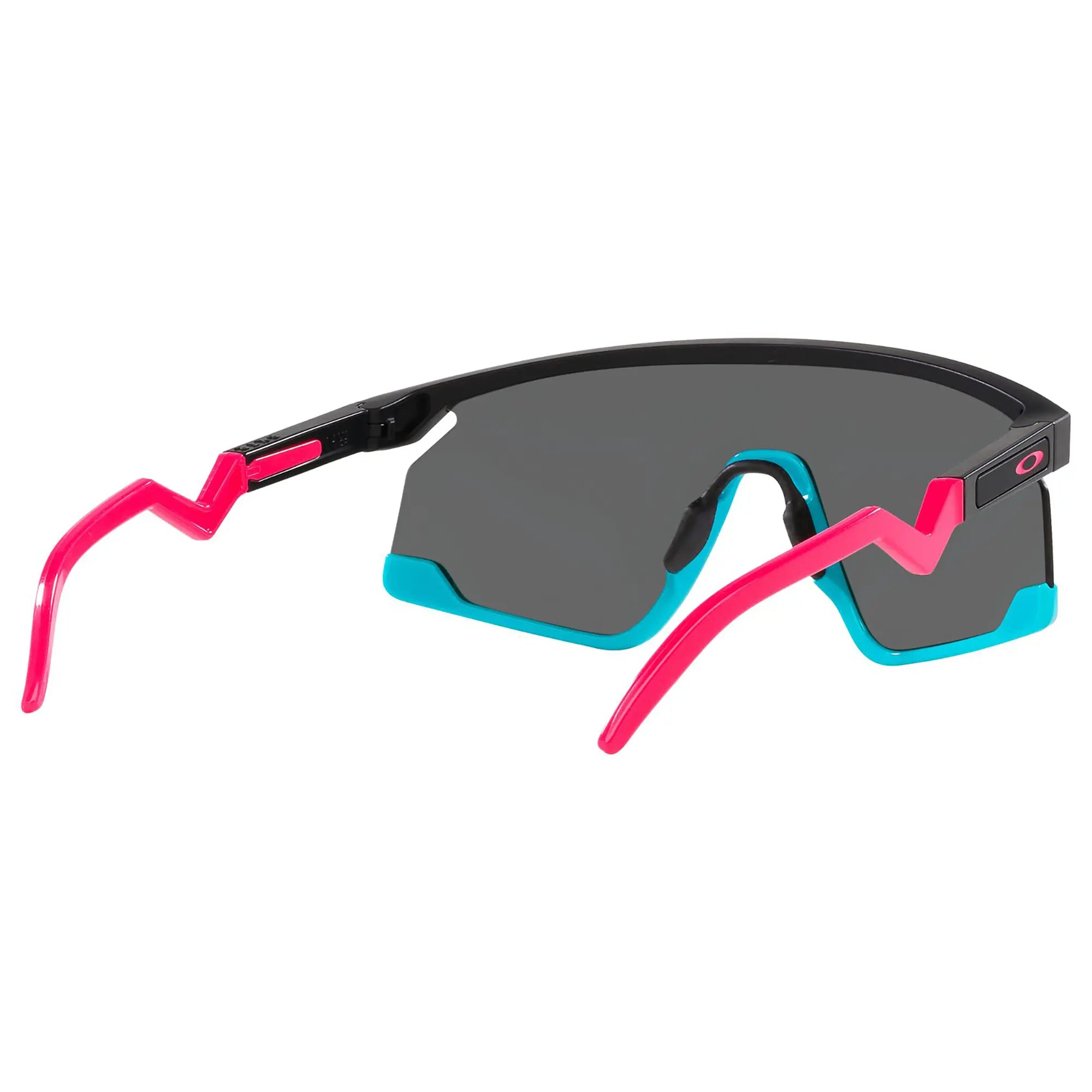 Oakley BXTR Sunglasses Matt Black Pink / Prizm Black Lens - FREE UK Shipping, FREE 365 Day Returns | Moto Central