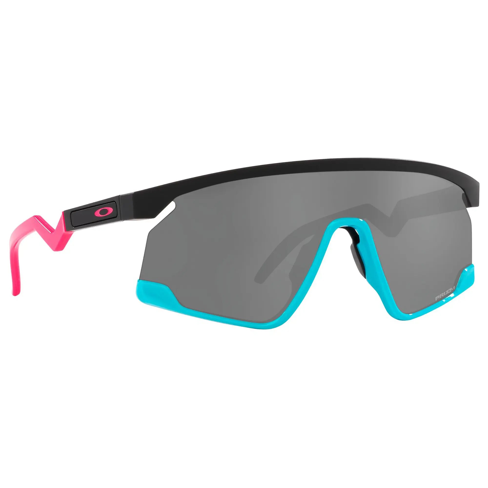 Oakley BXTR Sunglasses Matt Black Pink / Prizm Black Lens - FREE UK Shipping, FREE 365 Day Returns | Moto Central